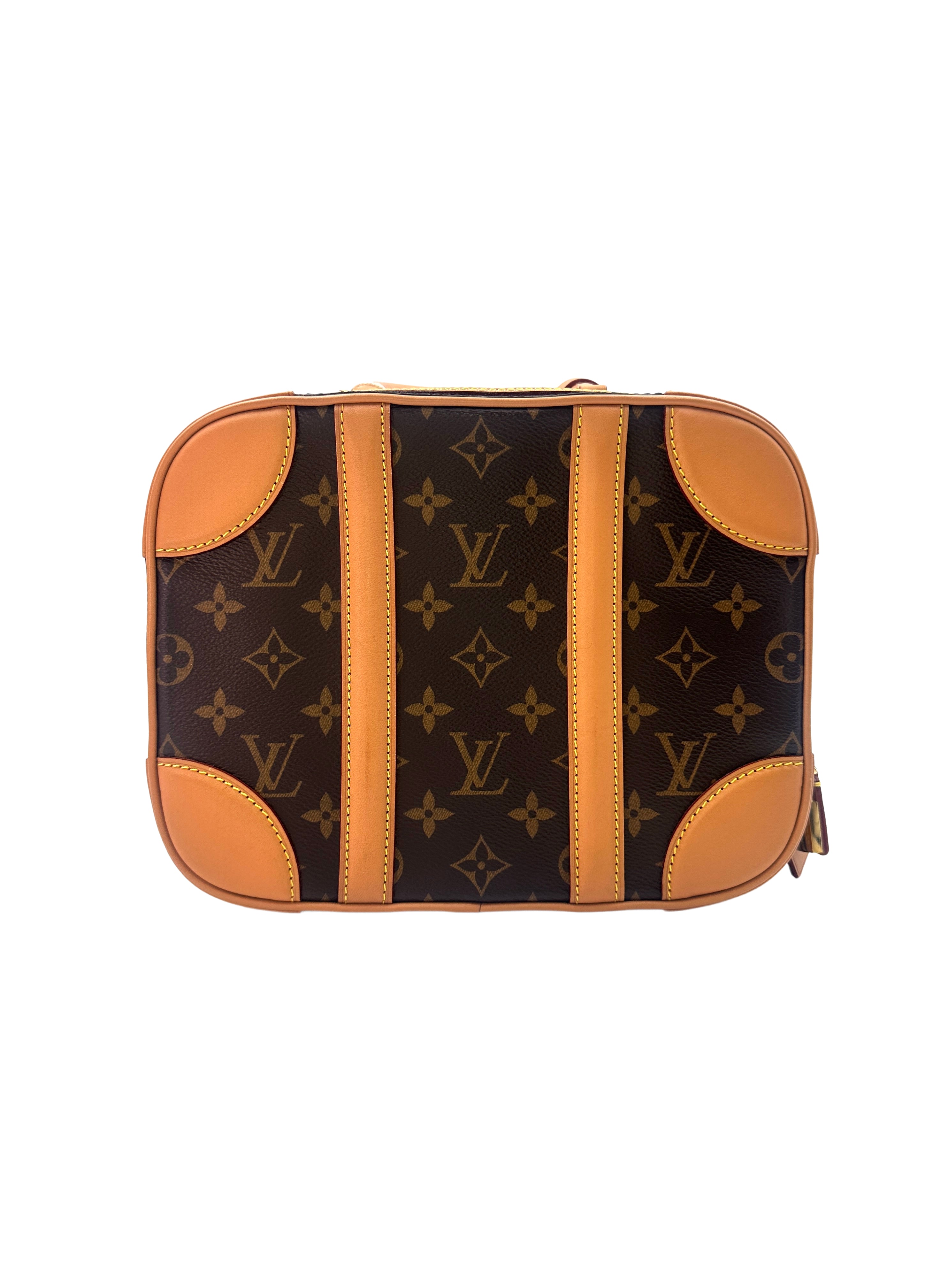 Louis Vuitton Medium Size Monogram Valisette PM Luggage Handle Bag LV1756