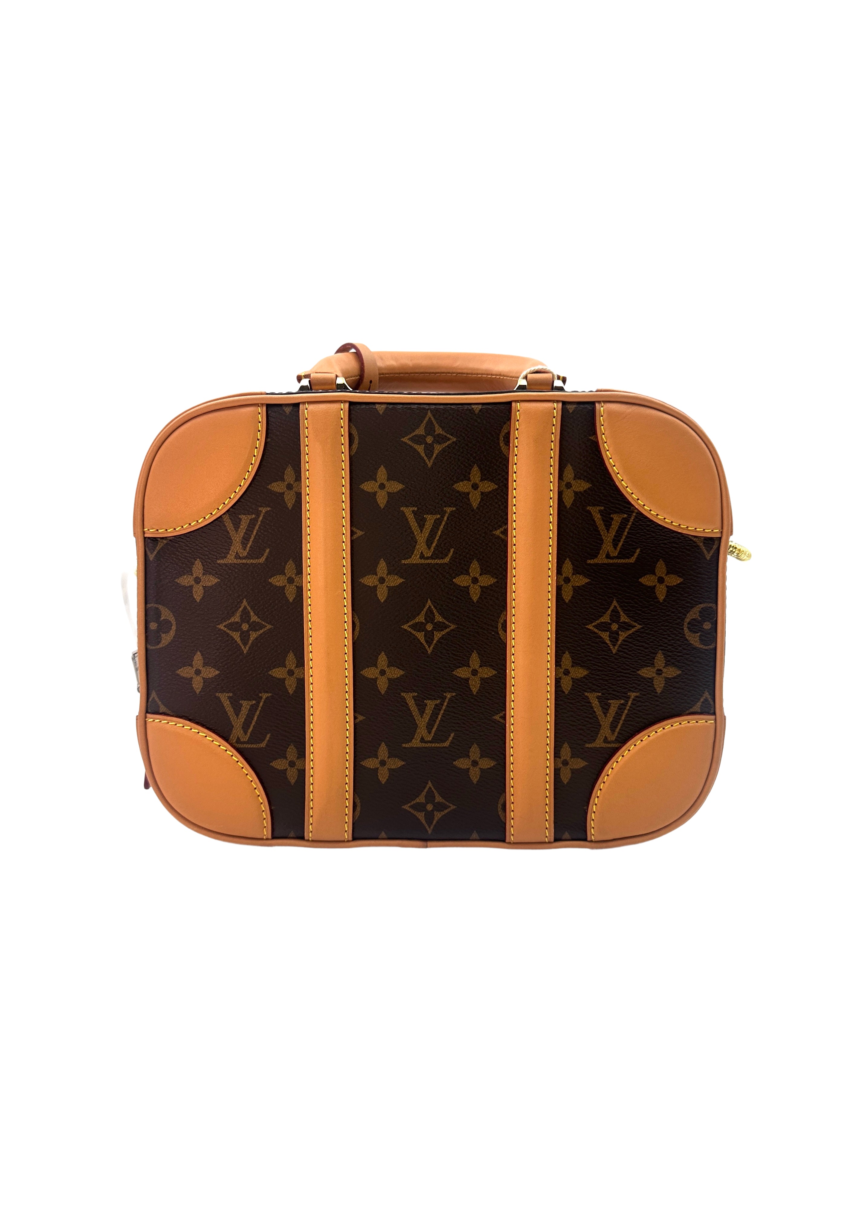 Louis Vuitton Medium Size Monogram Valisette PM Luggage Handle Bag LV1756