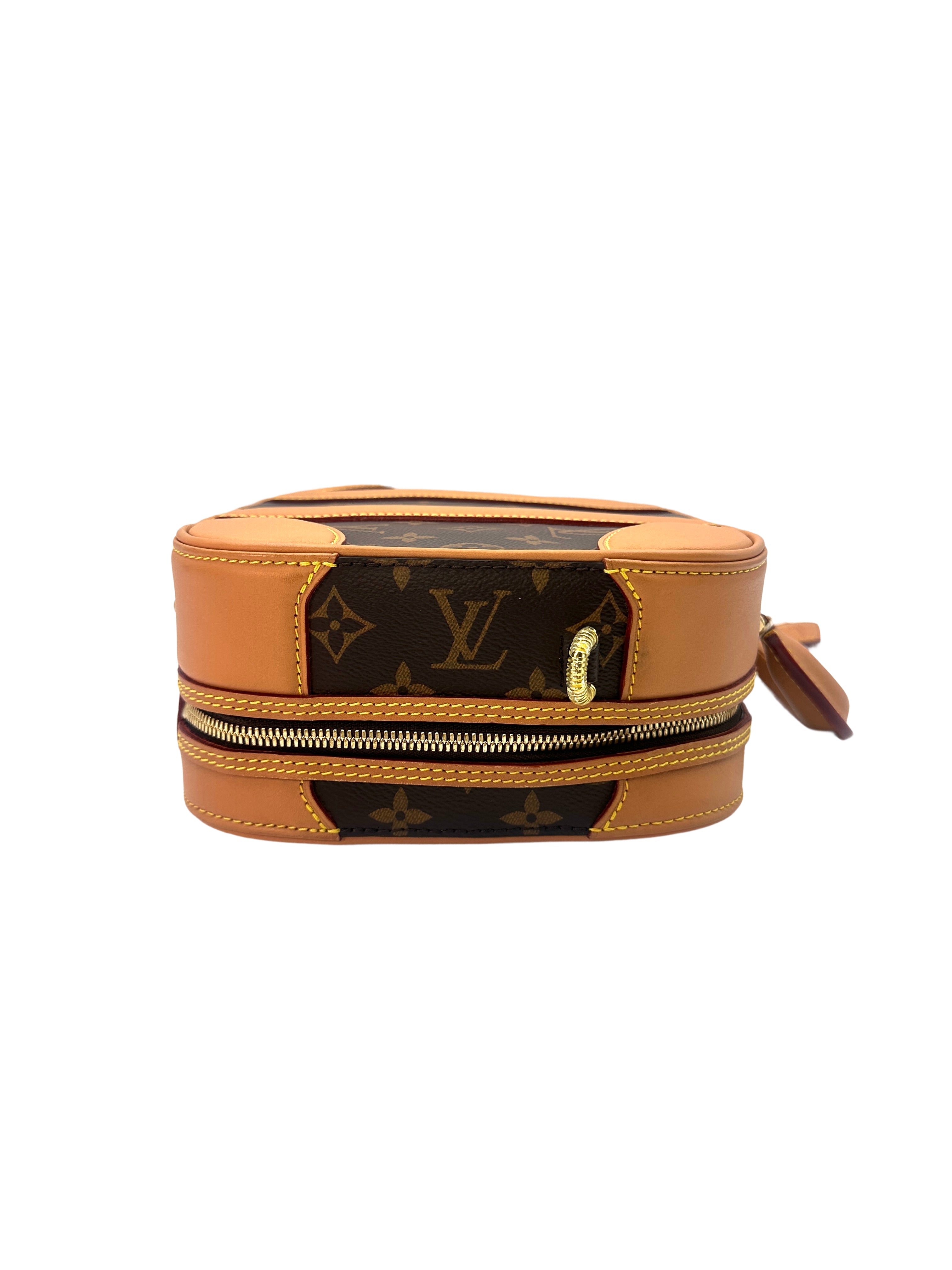 Louis Vuitton Medium Size Monogram Valisette PM Luggage Handle Bag LV1756