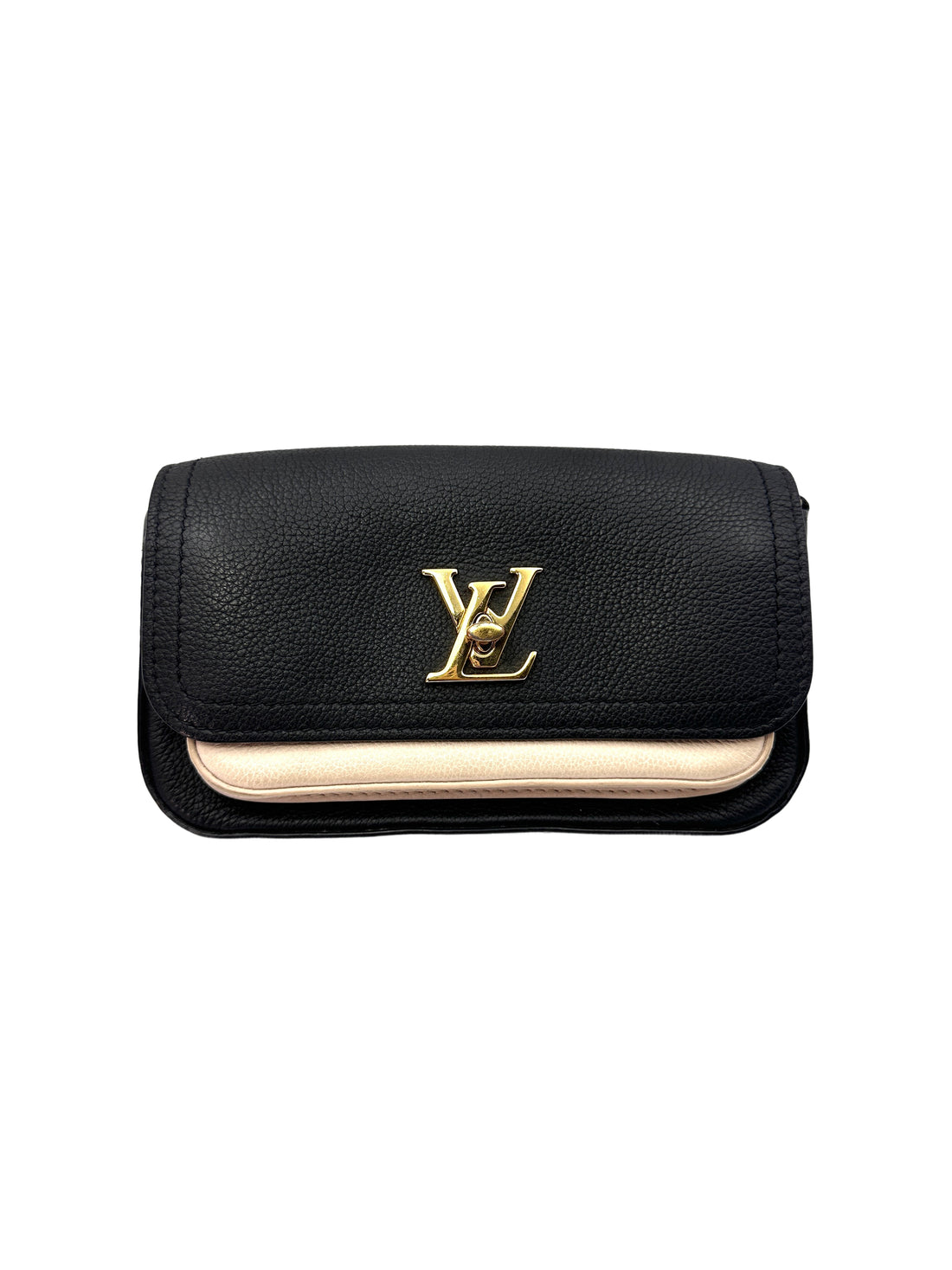 Louis Vuitton Lockme Tender Black Epi Leather Chain Bag LV1764