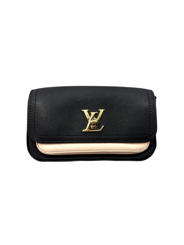 Louis Vuitton Lockme Tender Black Epi Leather Chain Bag LV1764