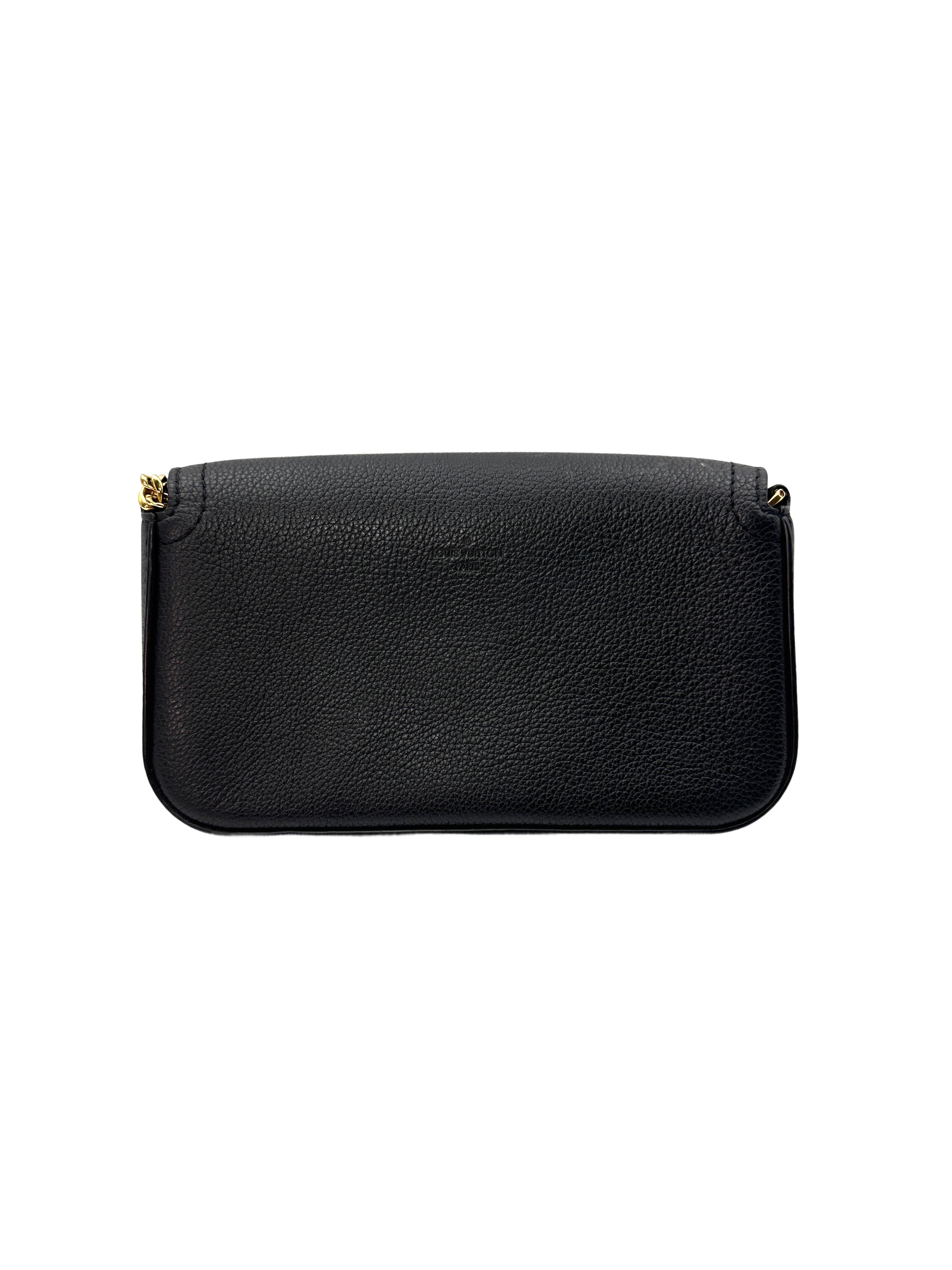 Louis Vuitton Lockme Tender Black Epi Leather Chain Bag LV1764
