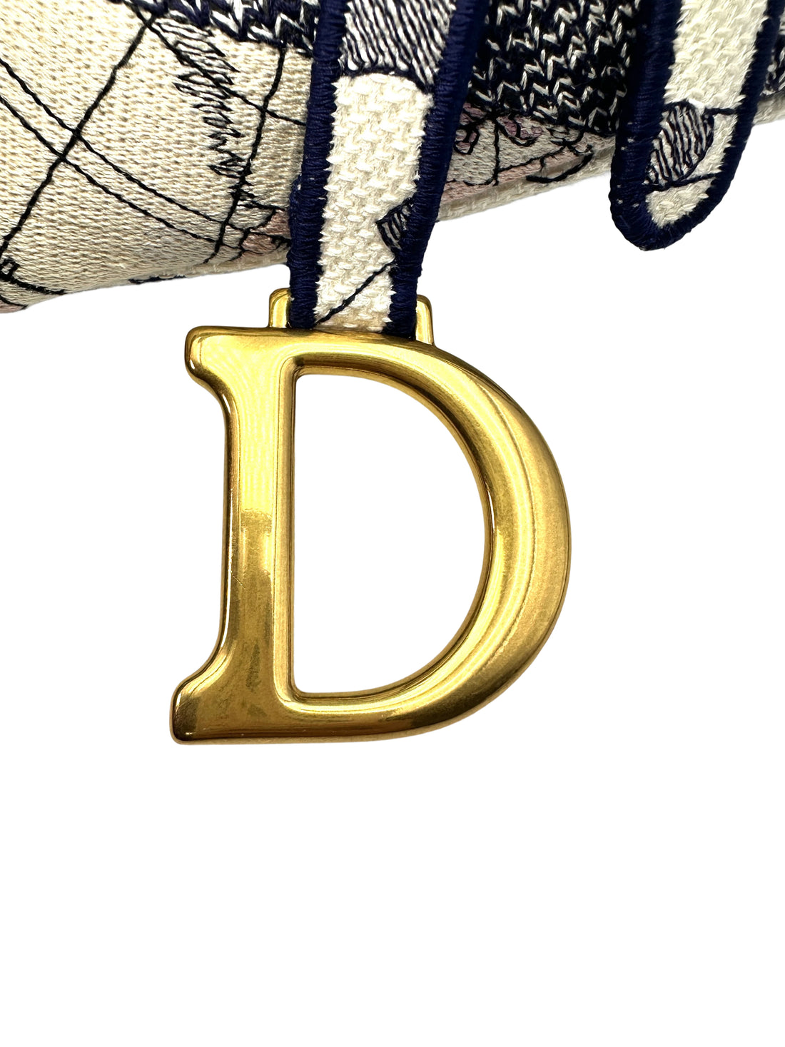 Christian Dior Around The World Embroidered Saddle Bag DR441