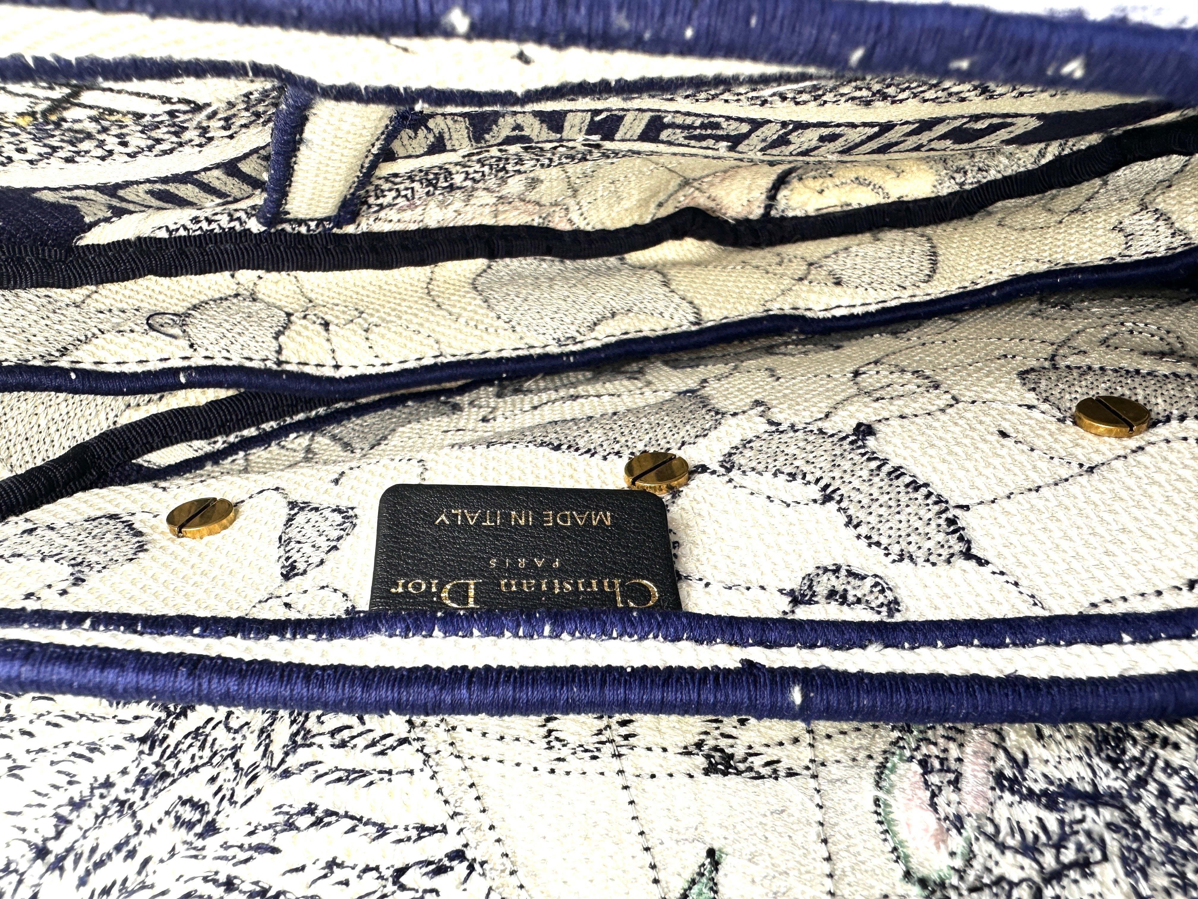 Christian Dior Around The World Embroidered Saddle Bag DR441