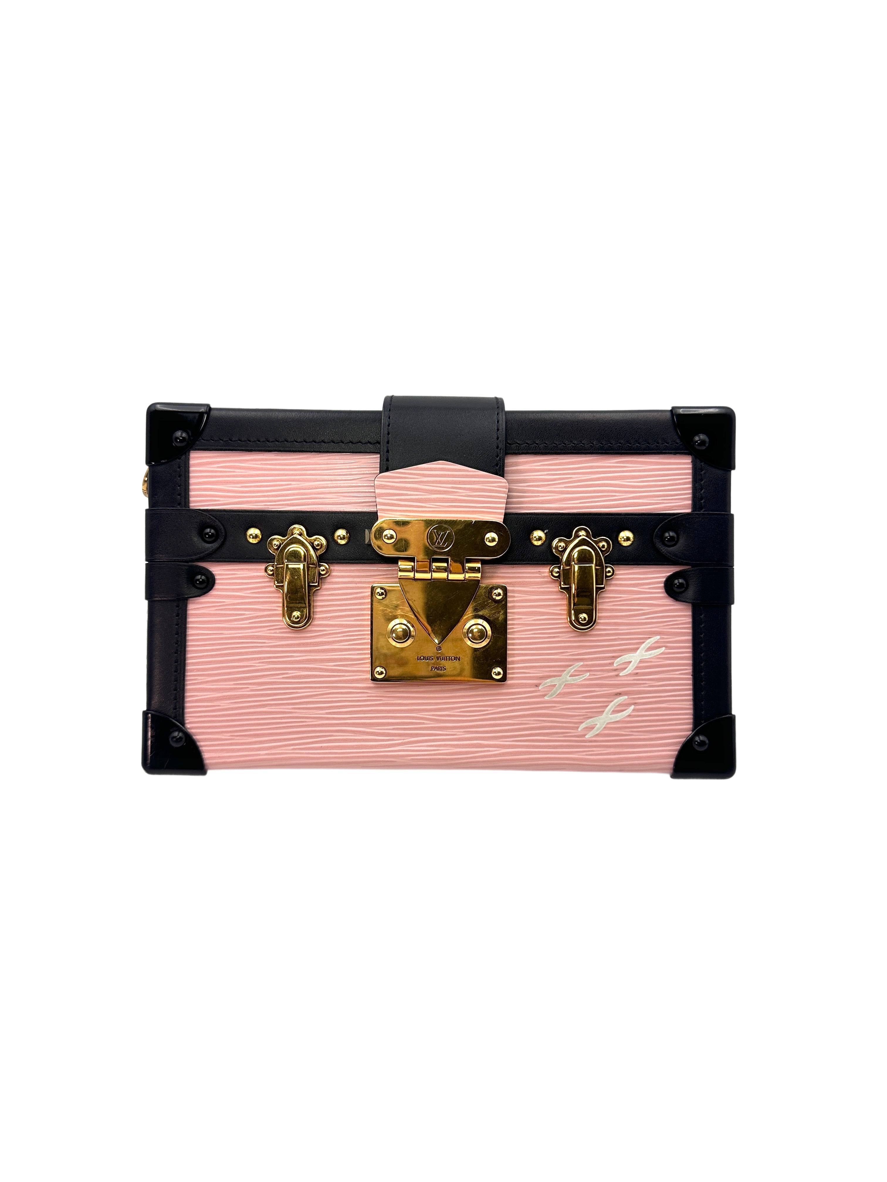 Louis Vuitton Petit Malle PInk Epi Shoulder Bag LV1762