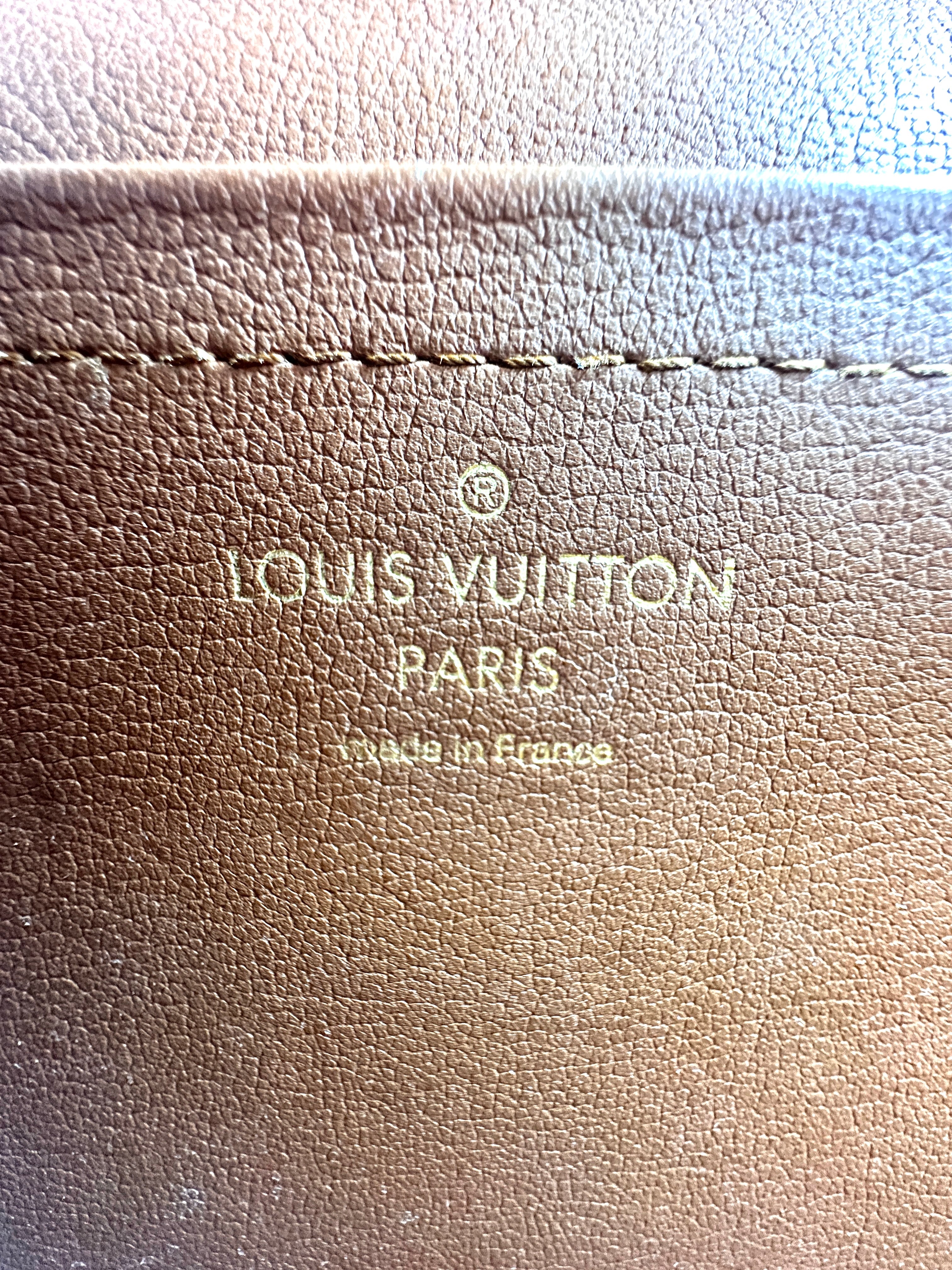 Louis Vuitton Marceau Caramel Monogram Calfskin Leather Shoulder Bag LV1763