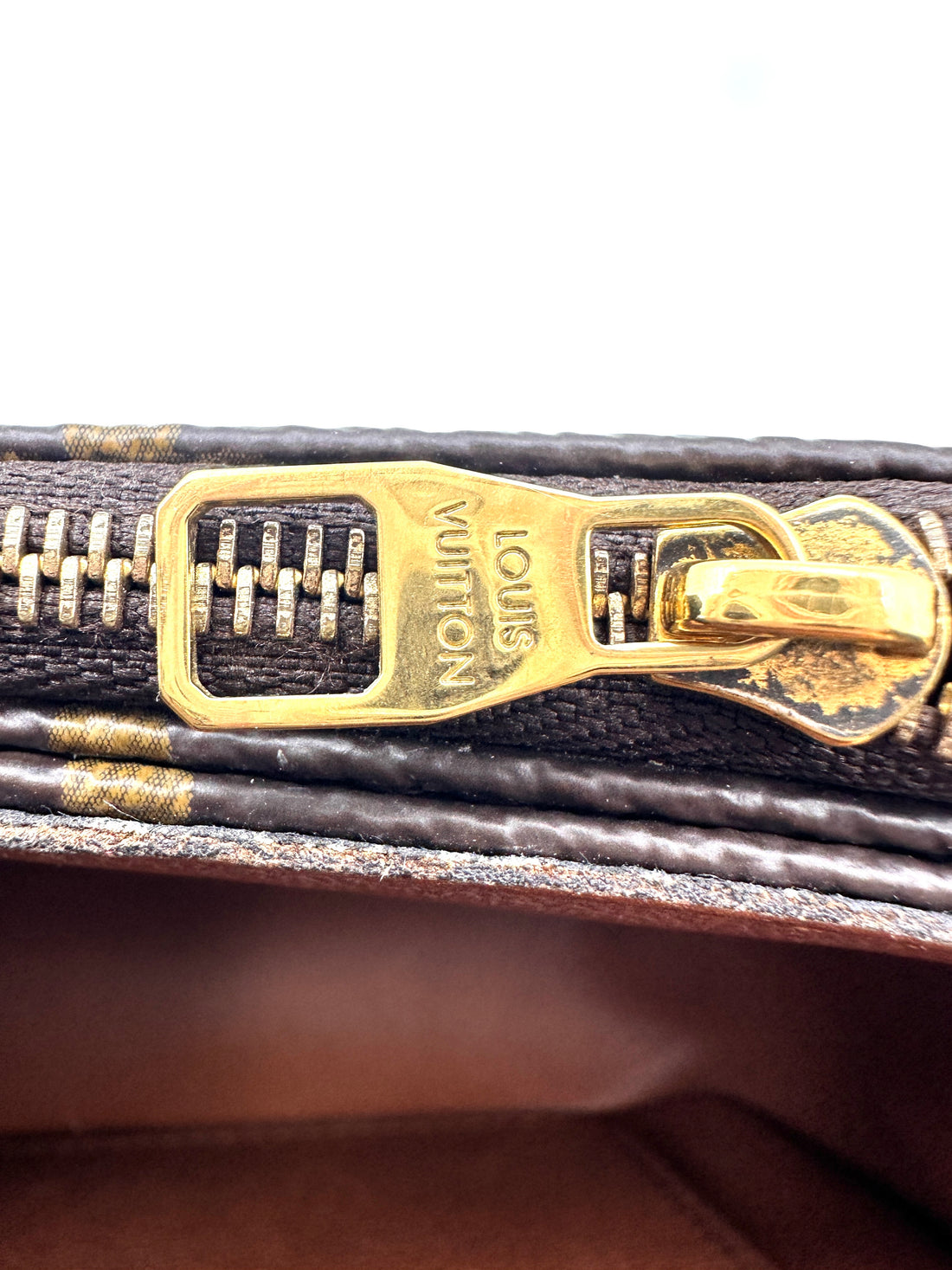 Louis Vuitton Marceau Caramel Monogram Calfskin Leather Shoulder Bag LV1763