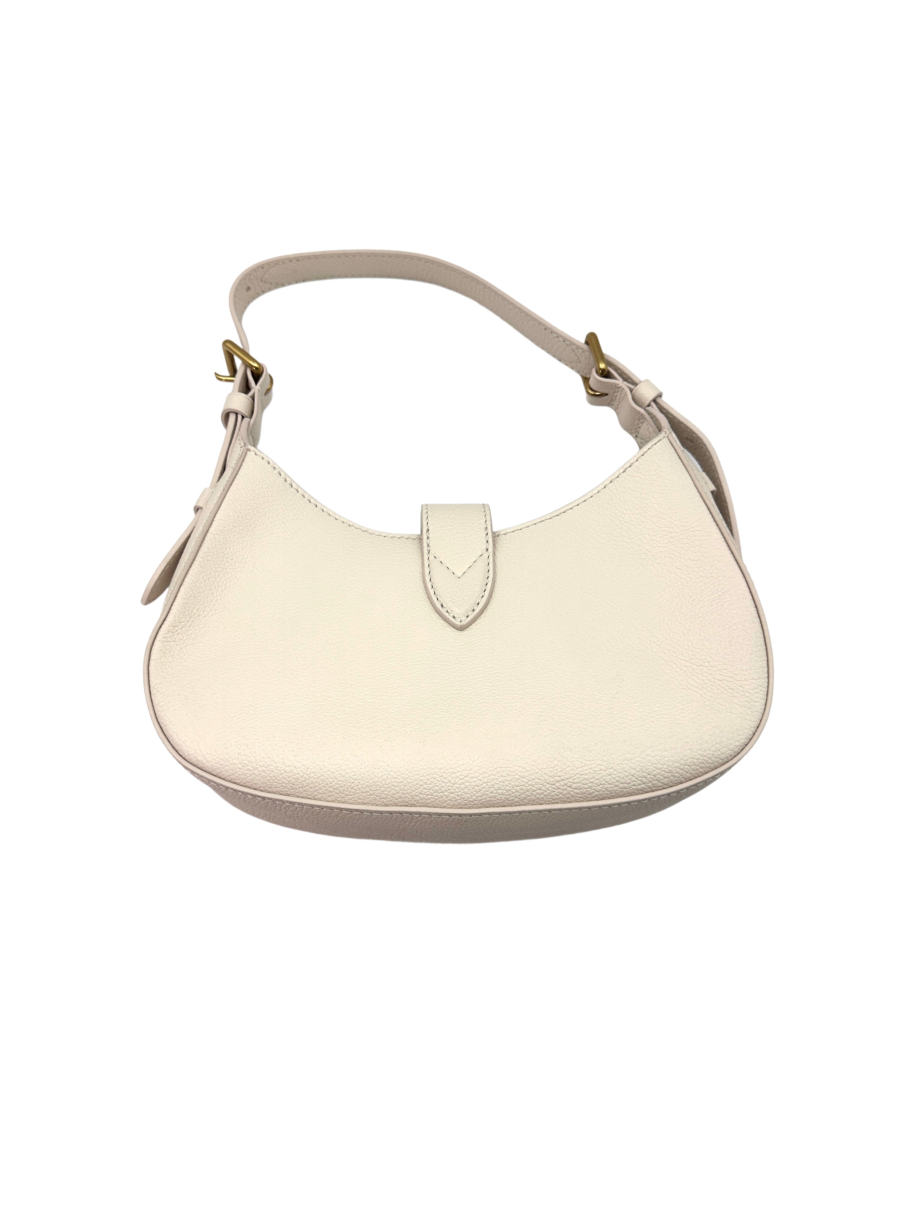 Louis Vuitton White Low Key Leather Shoulder Bag LV1766