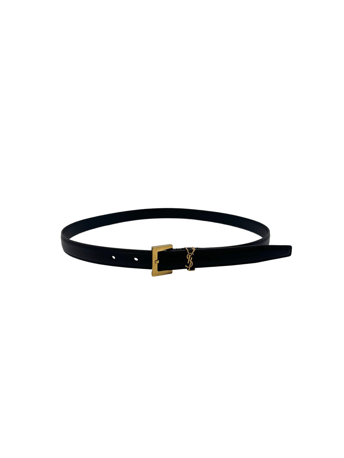 Saint Laurent Monogram Buckle Belt 90cm SLP01