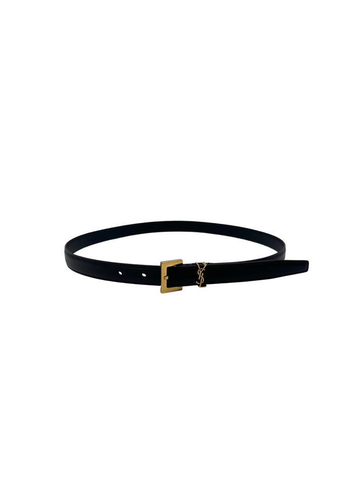 Saint Laurent Monogram Buckle Belt 85cm SLP01