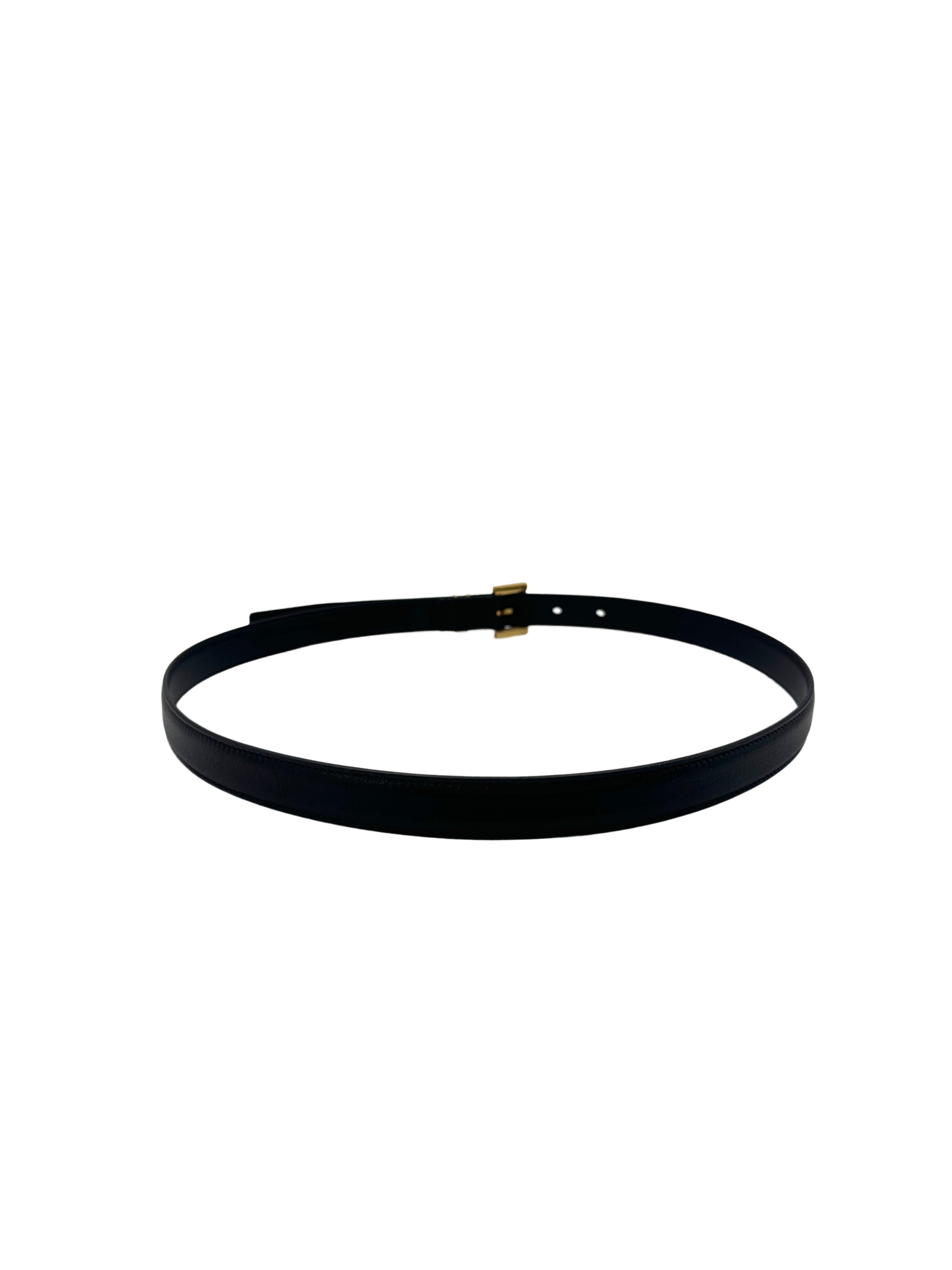 Saint Laurent Monogram Buckle Belt 90cm SLP01