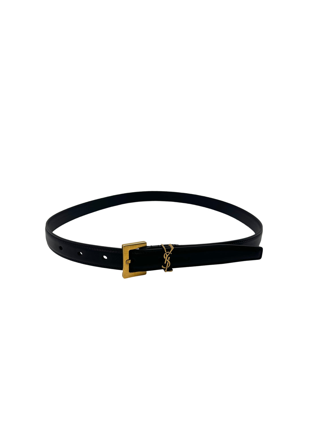 Saint Laurent Monogram Buckle Belt 80cm SLP01