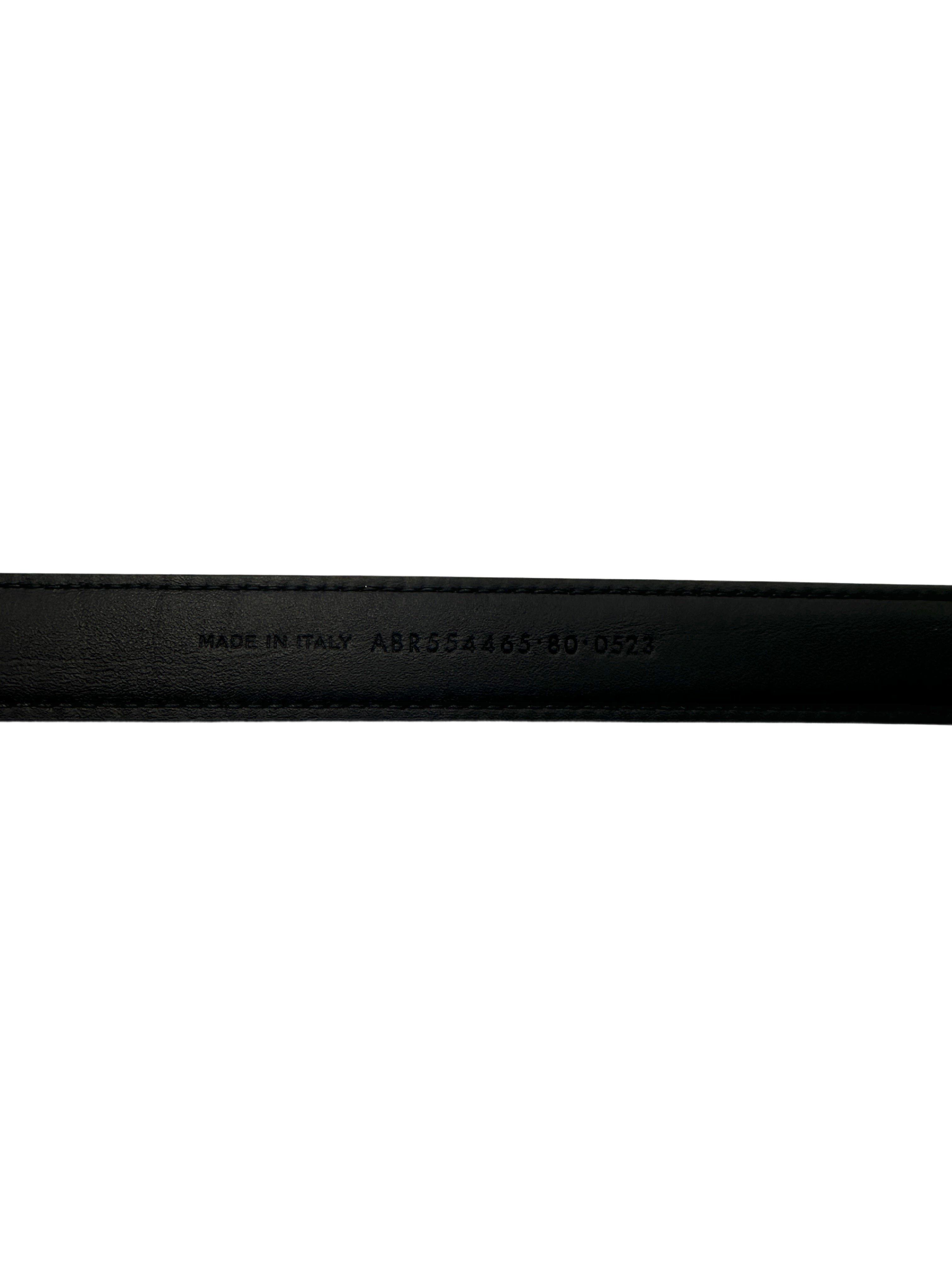 Saint Laurent Monogram Buckle Belt 80cm SLP01