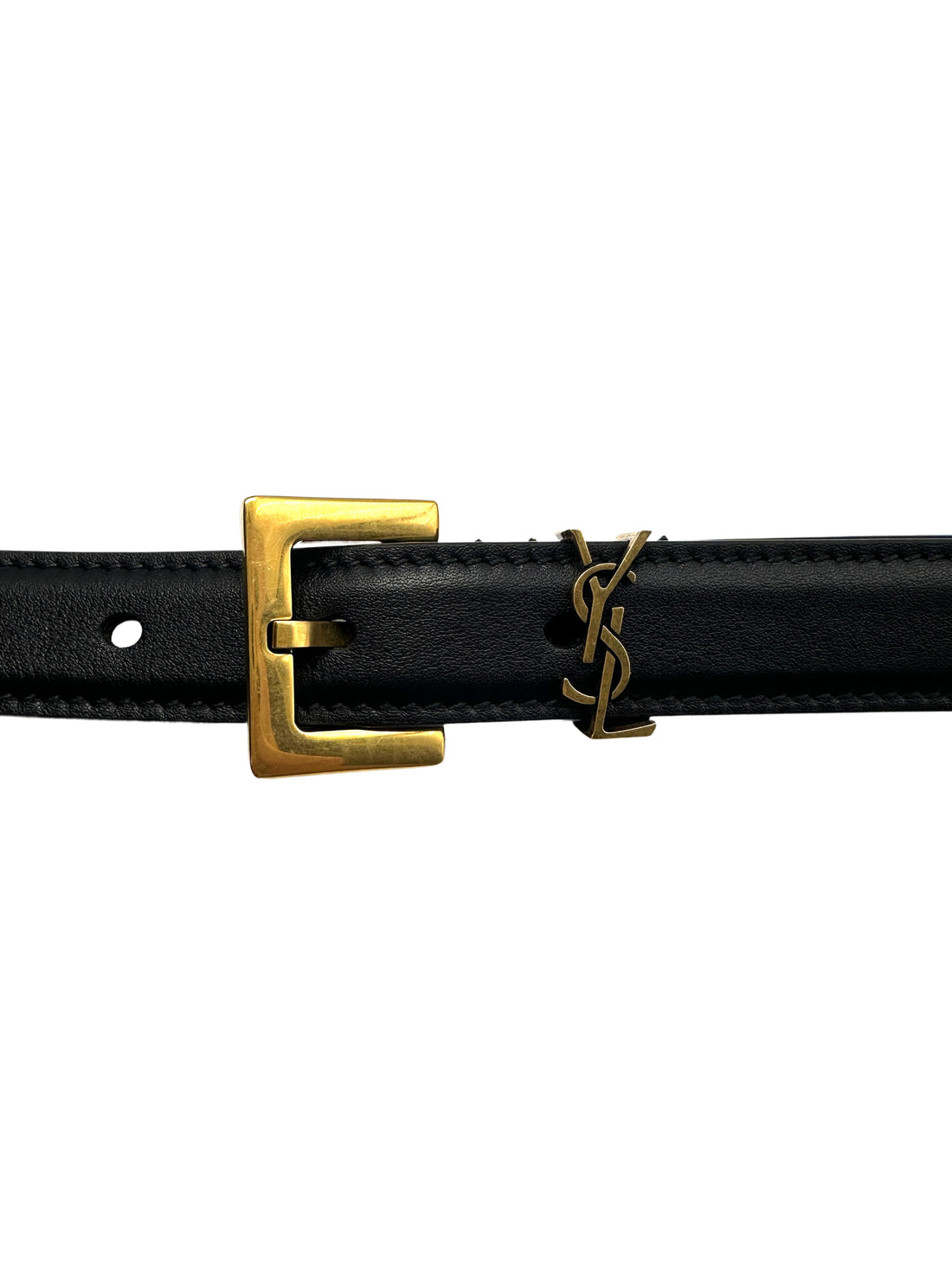 Saint Laurent Monogram Buckle Belt 80cm SLP01
