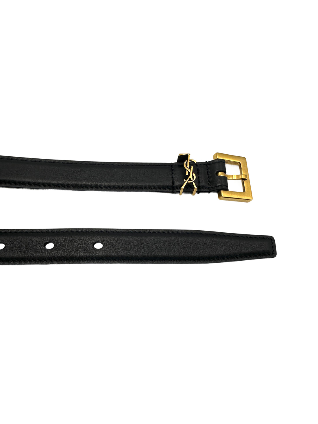 Saint Laurent Monogram Buckle Belt 80cm SLP01
