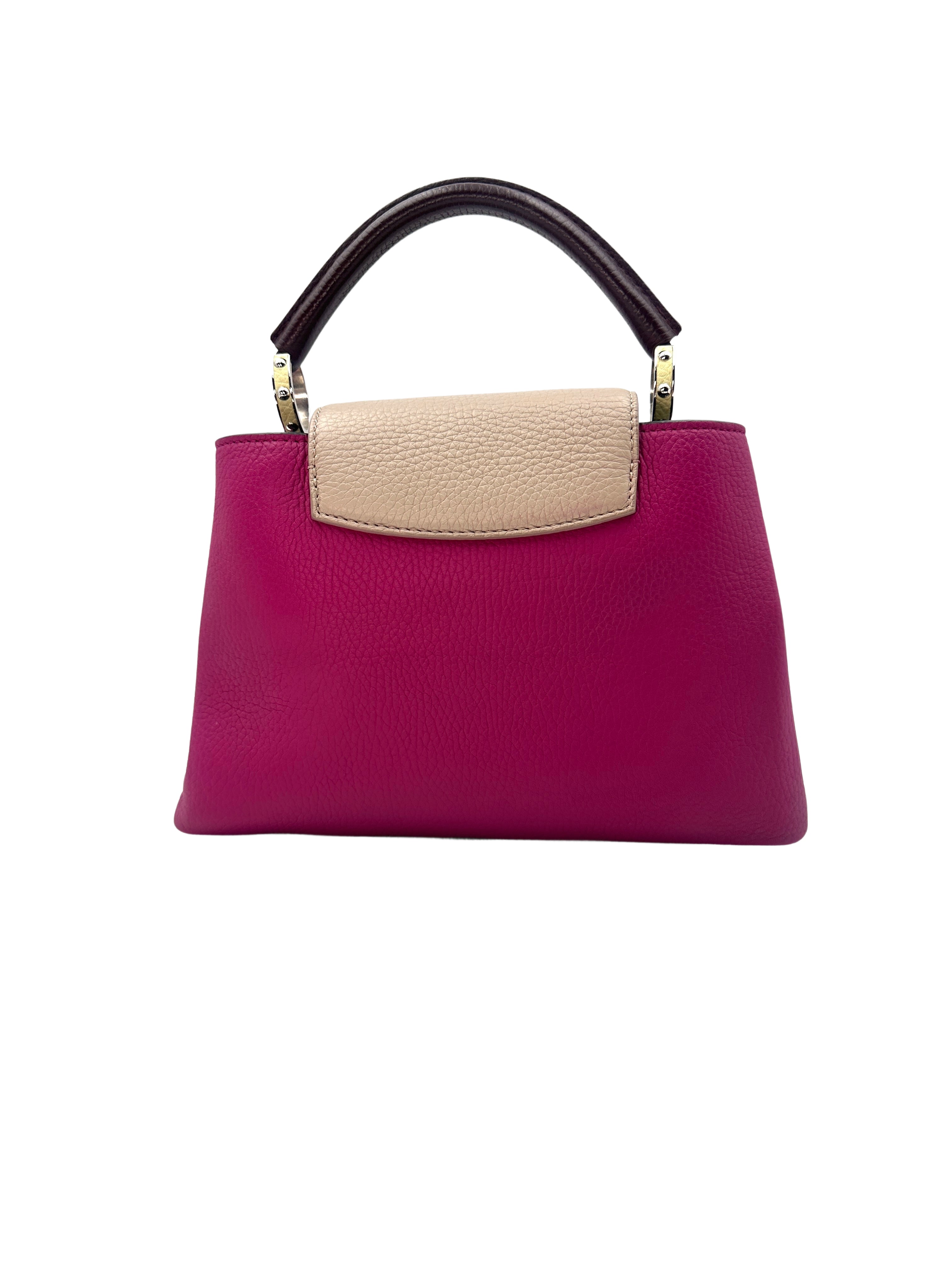 Louis Vuitton Capucines BB Purple Monogram Leather Handle Bag LV1768