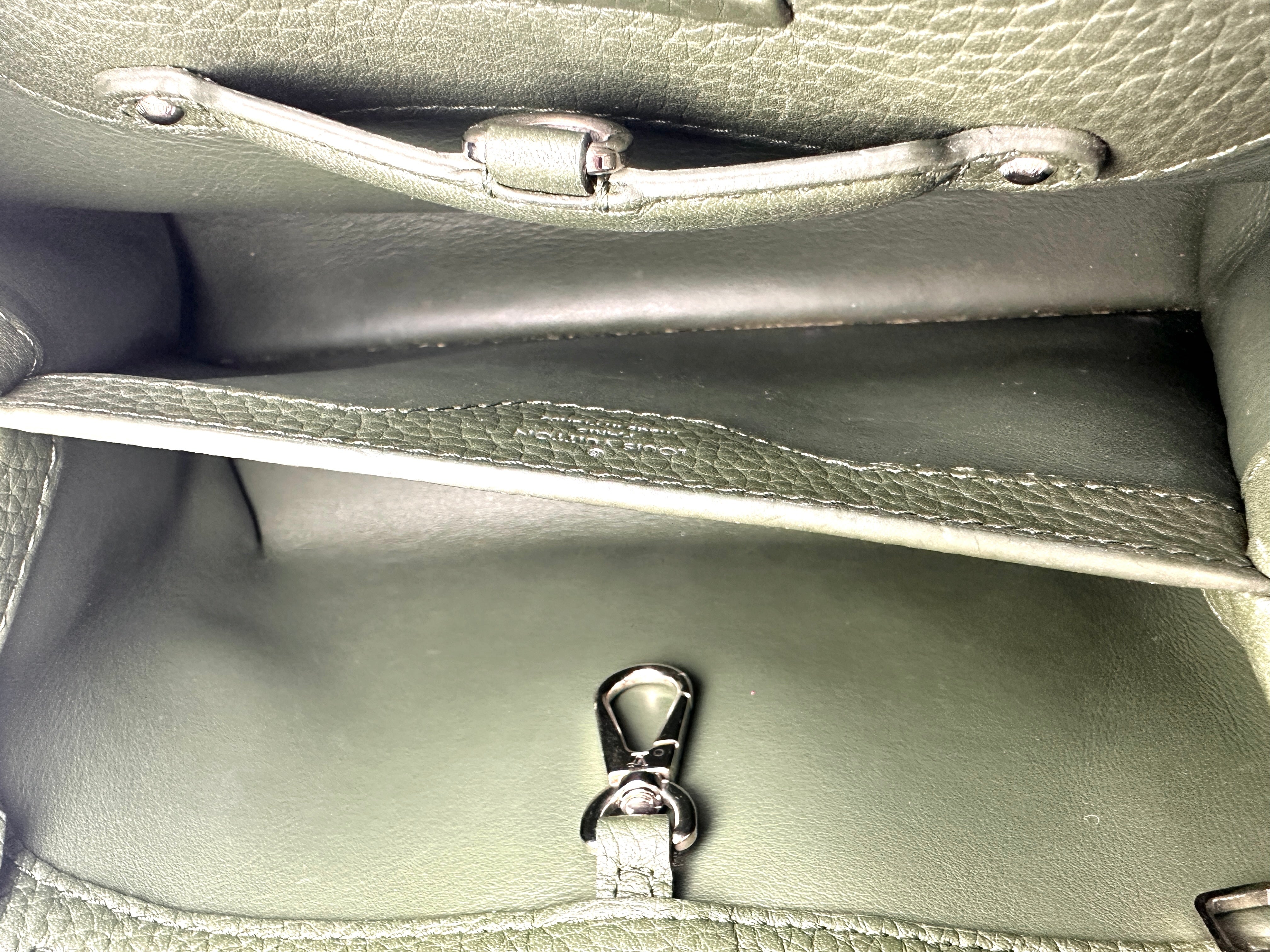 Louis Vuitton Capucines BB Purple Monogram Leather Handle Bag LV1768