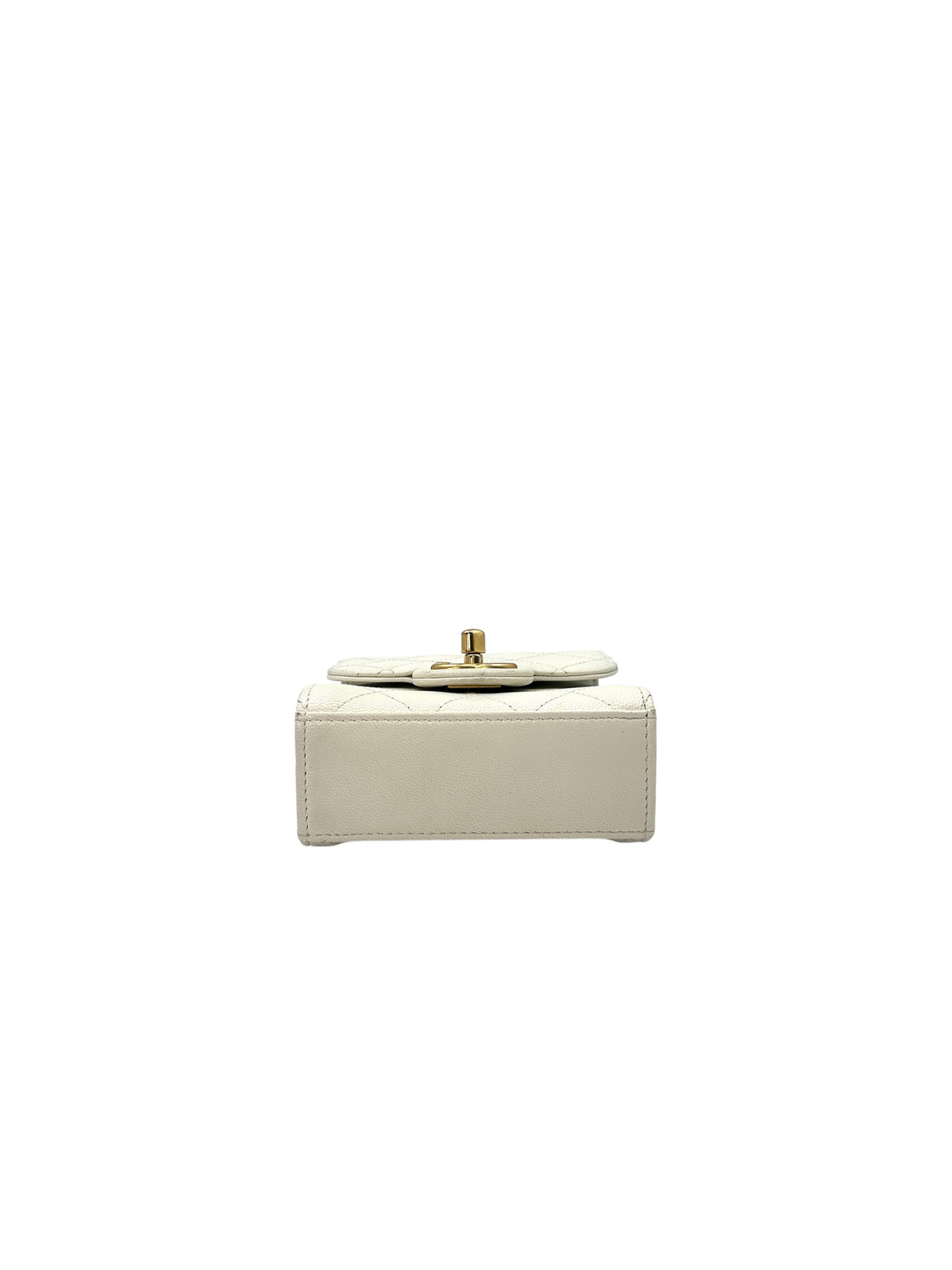 Chanel Pearls White Mini Quilted Leather Bag With Gold Hardware(29***62) CC1237