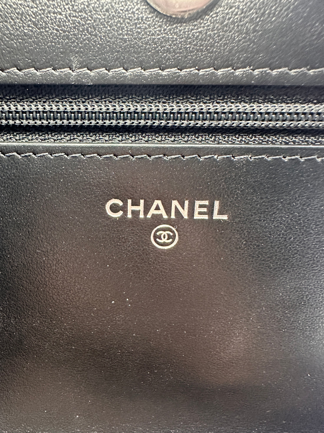Chanel LeBoy Black Quilted Calfskin Leather Wallet On Chain With Silver Buckle(30***19) CC1242