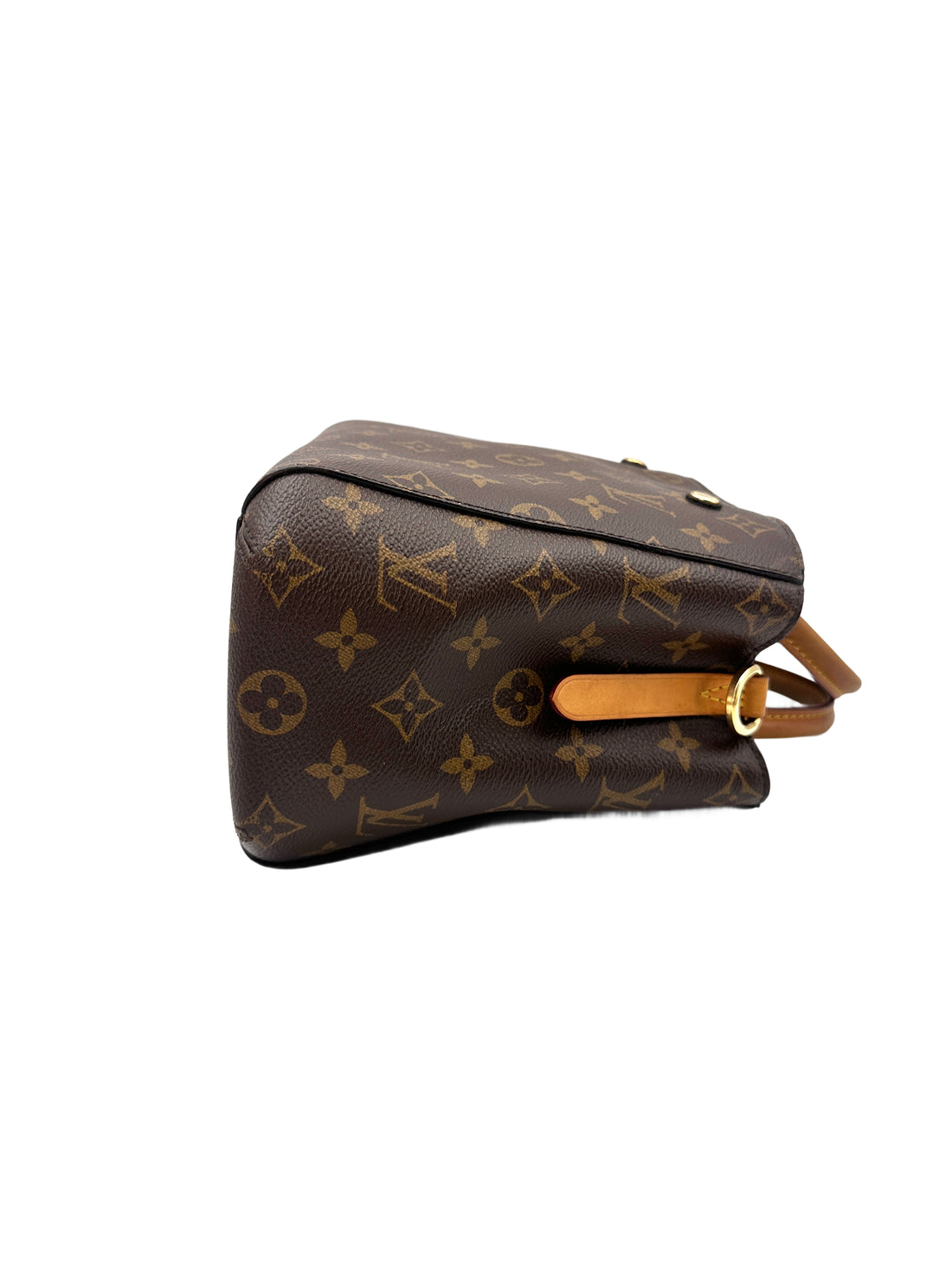 Louis Vuitton Montaigne Brown Monogram Leather Handle Bag LV1775