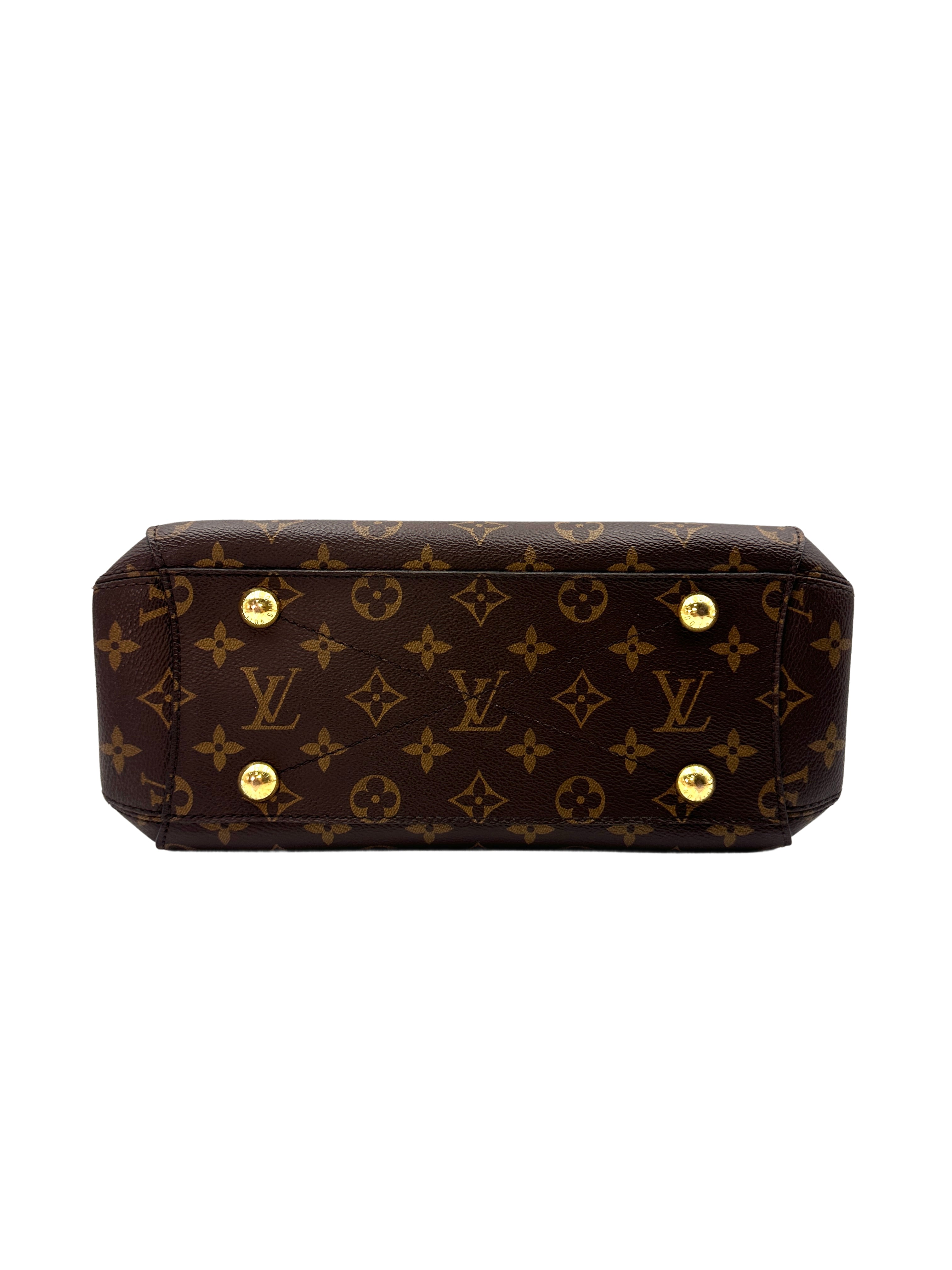Louis Vuitton Montaigne Brown Monogram Leather Handle Bag LV1775