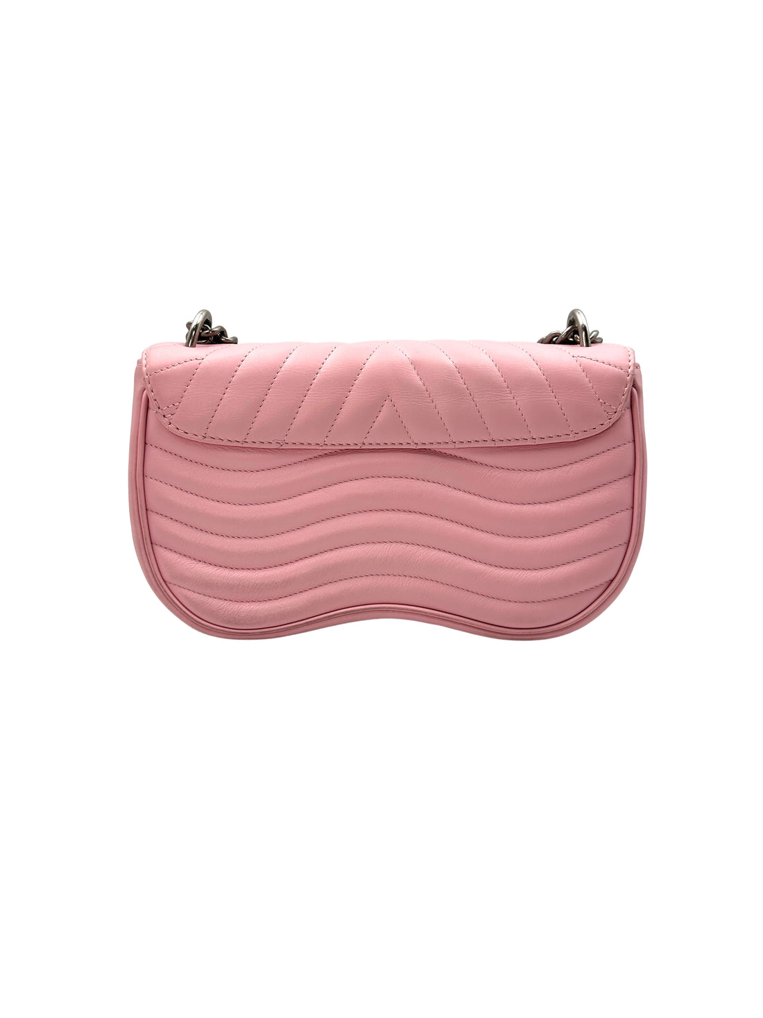 Louis Vuitton New Wave Pink Leather Shoulder Bag With Silver Hardware LV1777
