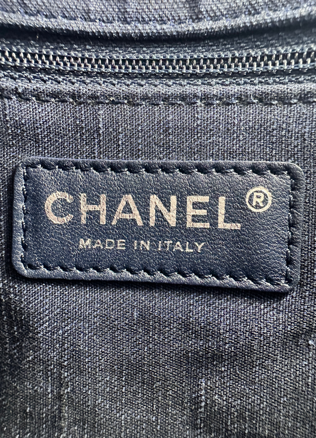 Chanel Denim Medallion Blue Bicolor Flap Shoulder Bag(19***87) CC1253