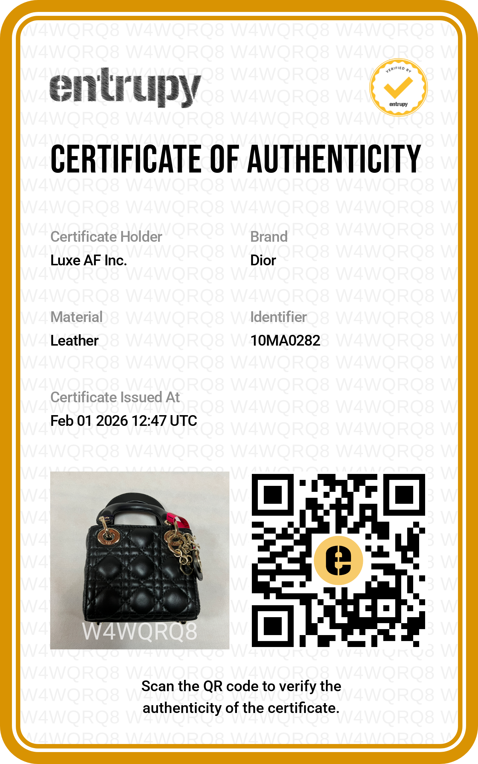 Christian Dior Lady Dior Black Cannage Leather Handle Bag With Gold Charms DR446
