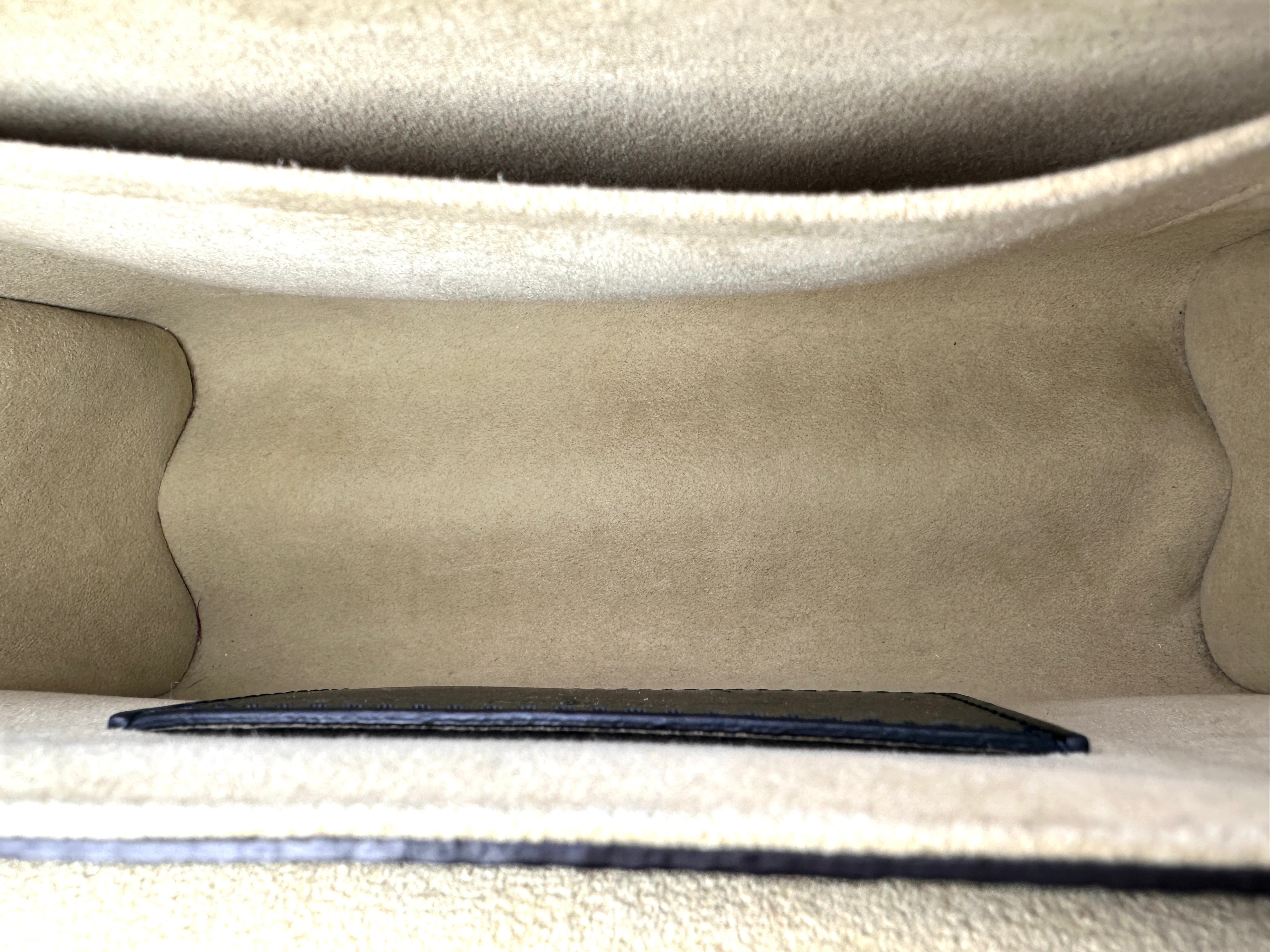 Louis Vuitton Time trunk Twist MM Damier Ebene Leather Chain Bag LV1779