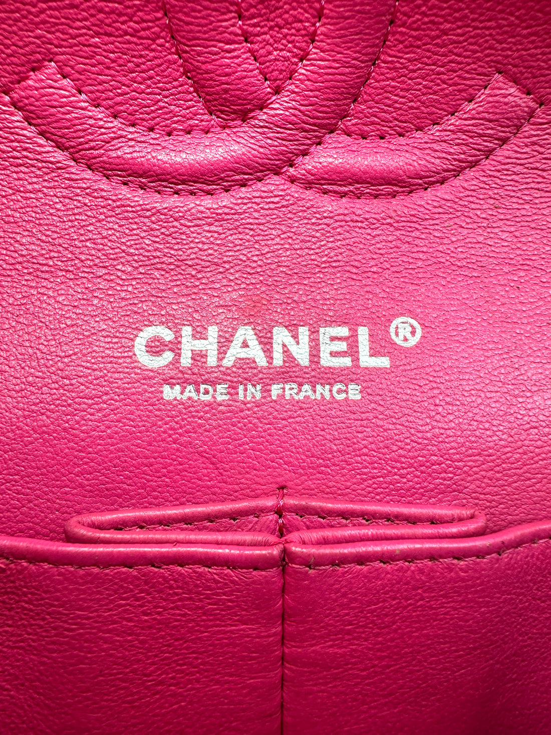 Chanel Classic Flap PInk Tweed Medium Size Chain Flap Bag(19***71) CC1260