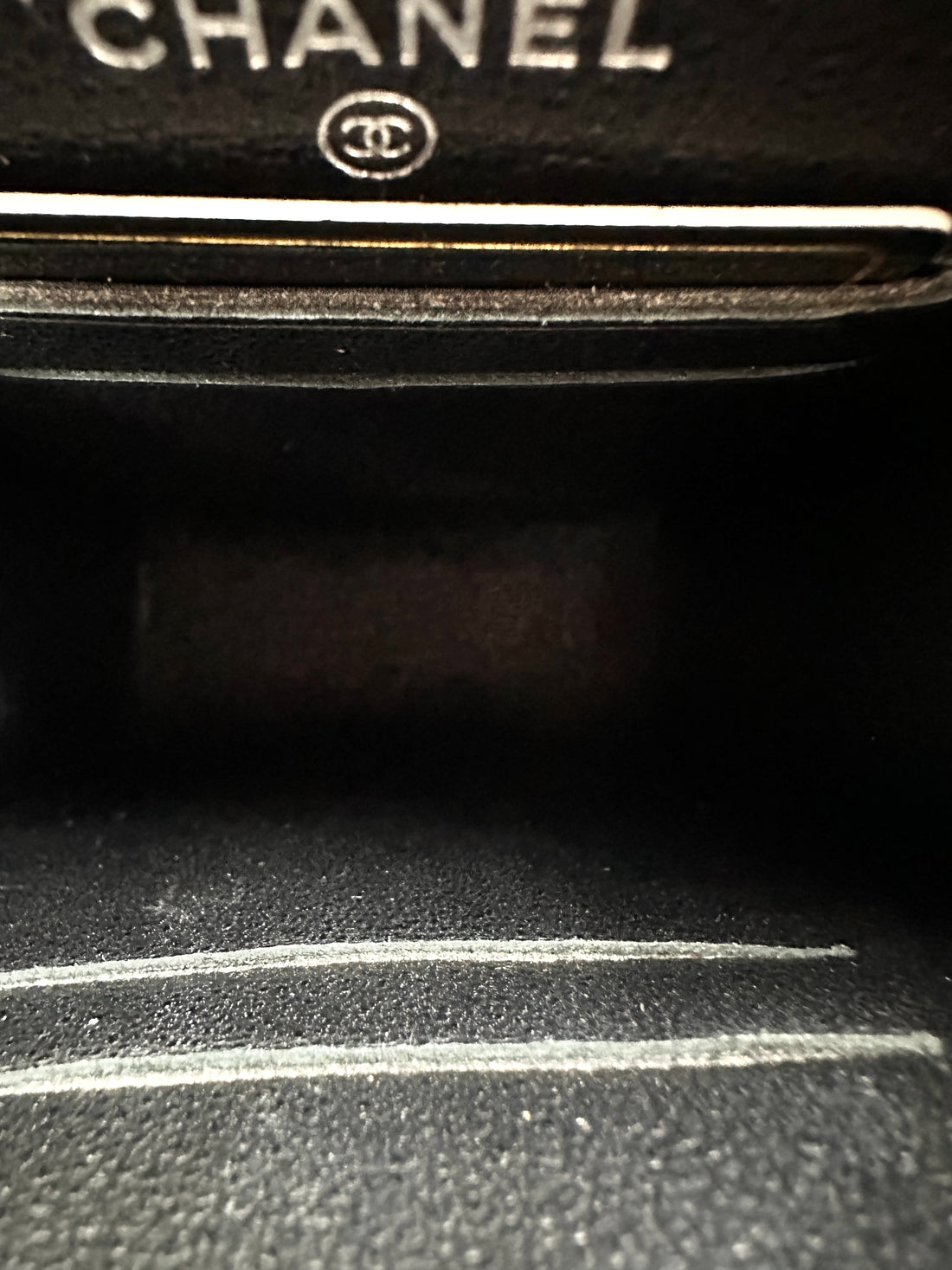 Chanel CC Box Flap Phone Holder Black Caviar Leather Crossbody Bag With Black/Silver Logo(27***57) CC1259