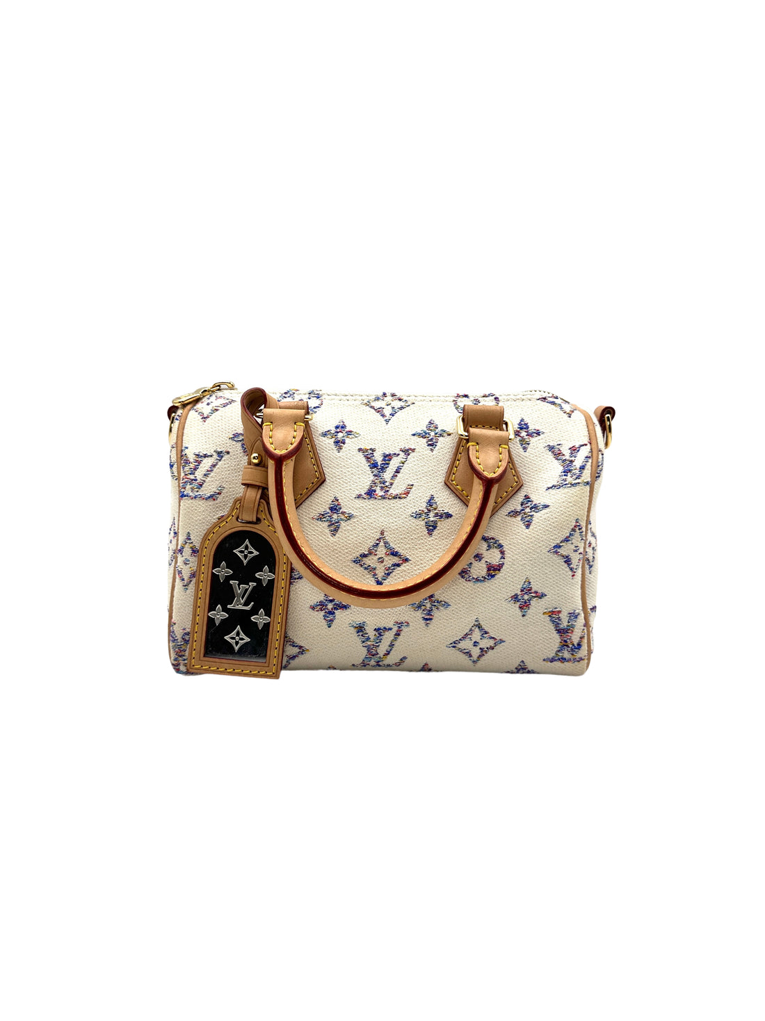 Louis Vuitton Speedy 20 Nautical White Monogram Jacquard Handle Bag LV1786