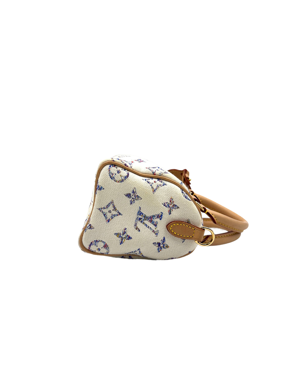 Louis Vuitton Speedy 20 Nautical White Monogram Jacquard Handle Bag LV1786