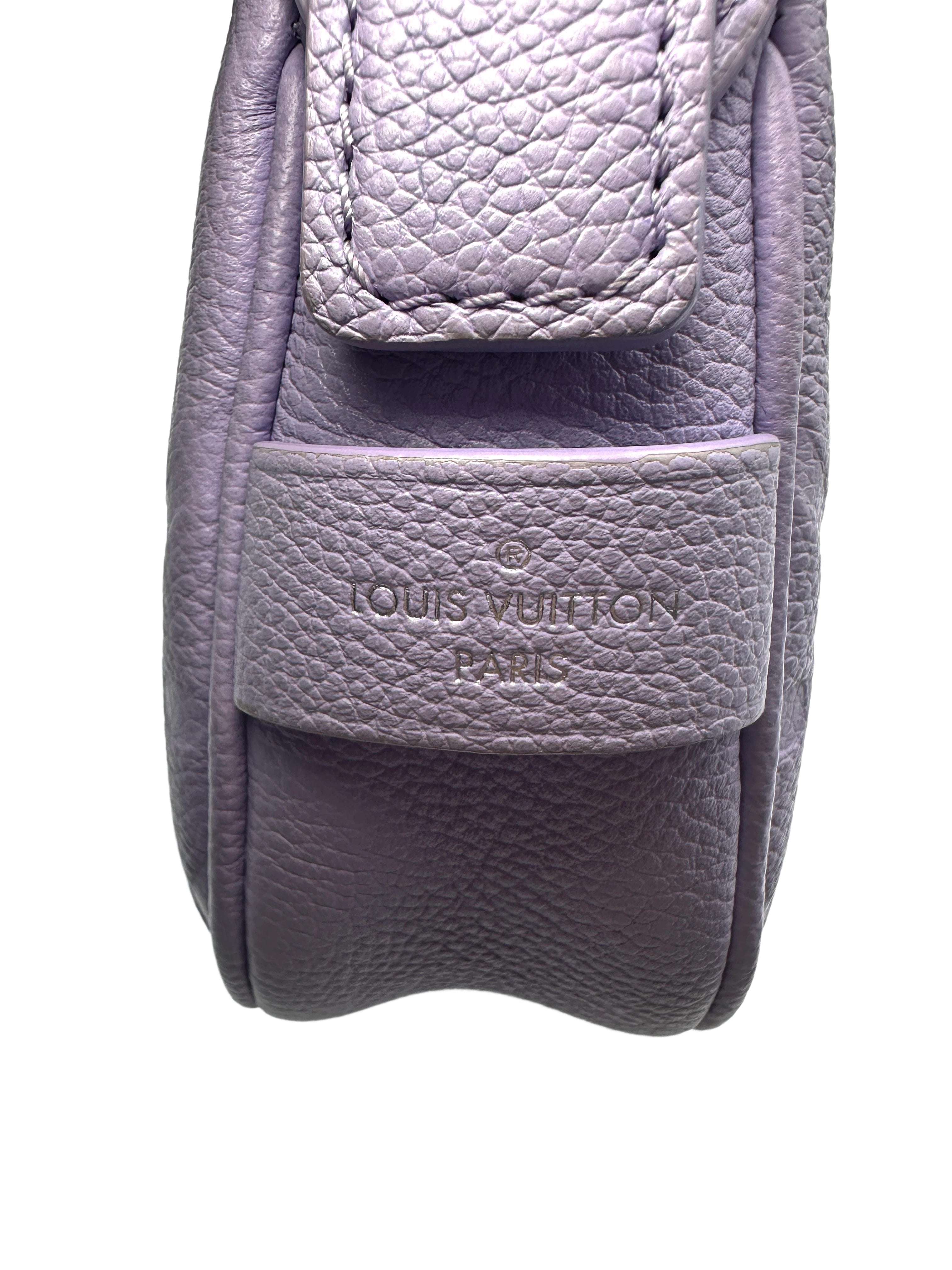 Louis Vuitton Mini Moon Purple Monogram Empreinte Leather Handle Bag LV1789