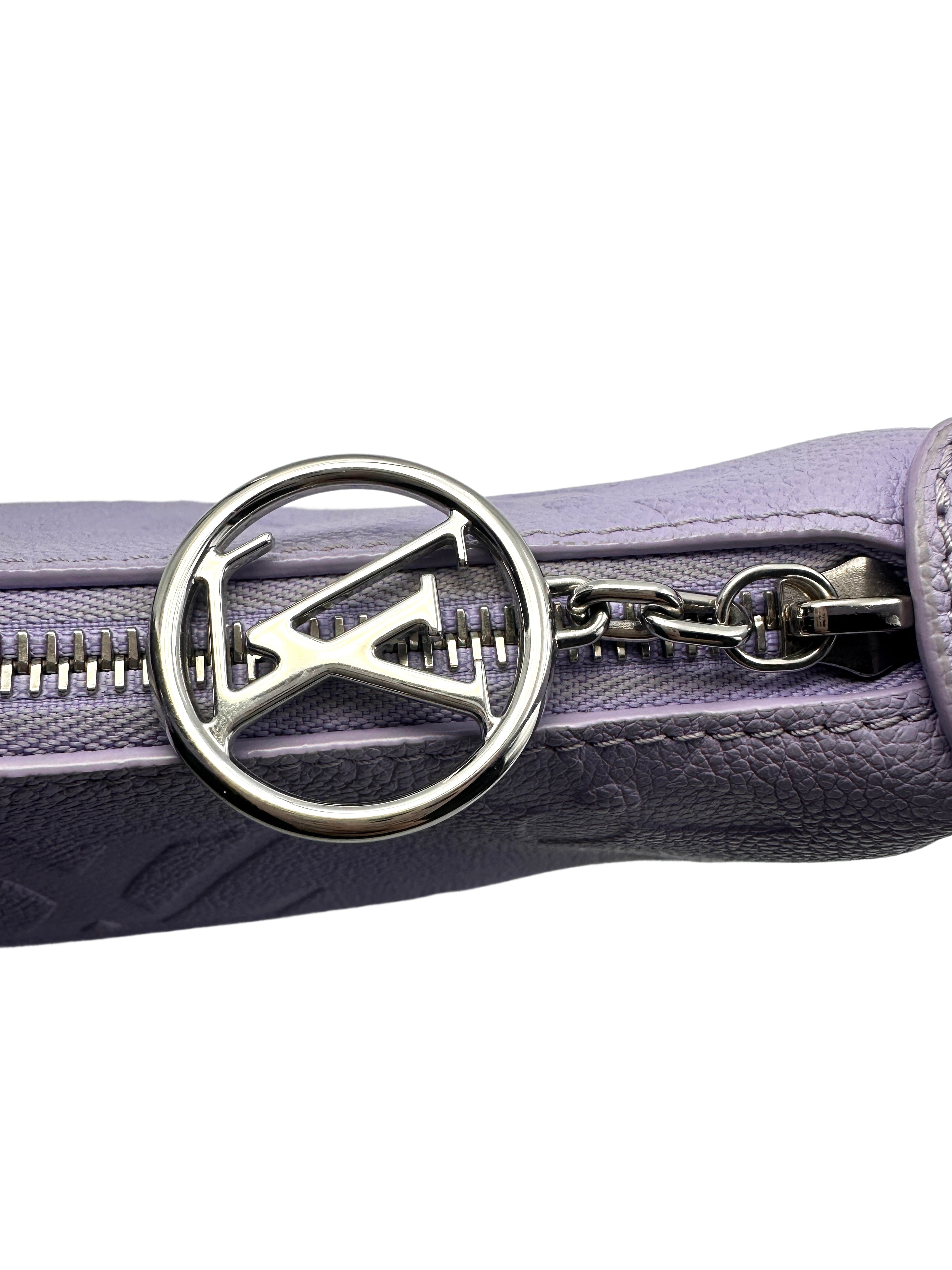 Louis Vuitton Mini Moon Purple Monogram Empreinte Leather Handle Bag LV1789