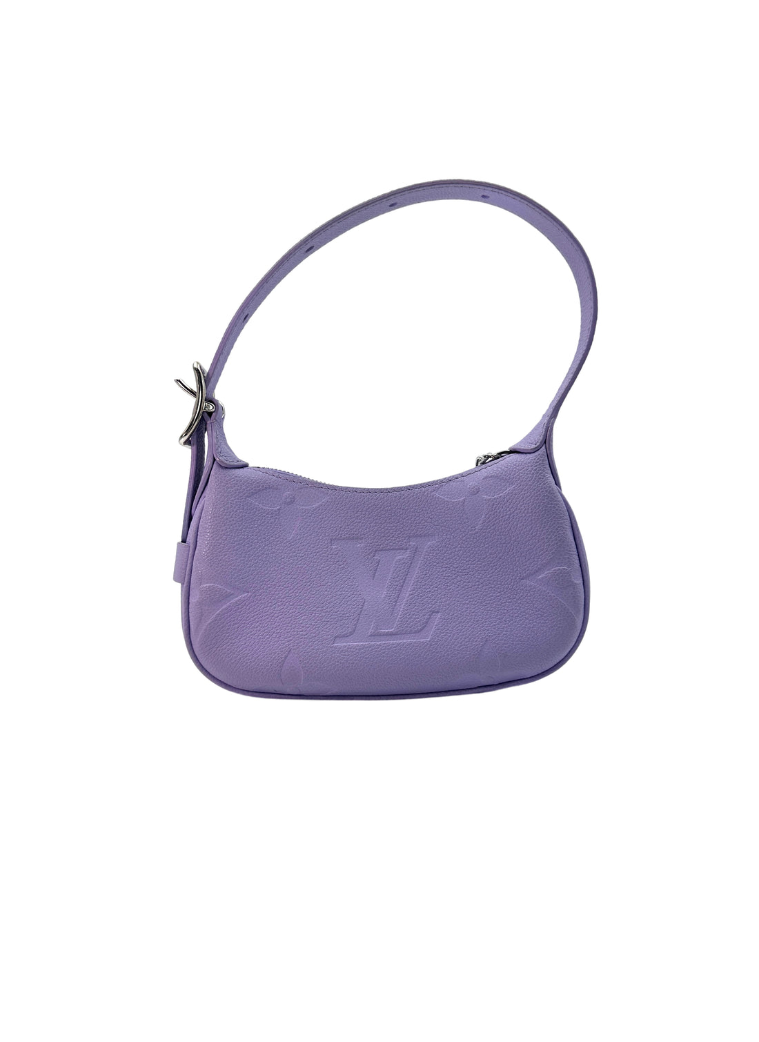 Louis Vuitton Mini Moon Purple Monogram Empreinte Leather Handle Bag LV1789