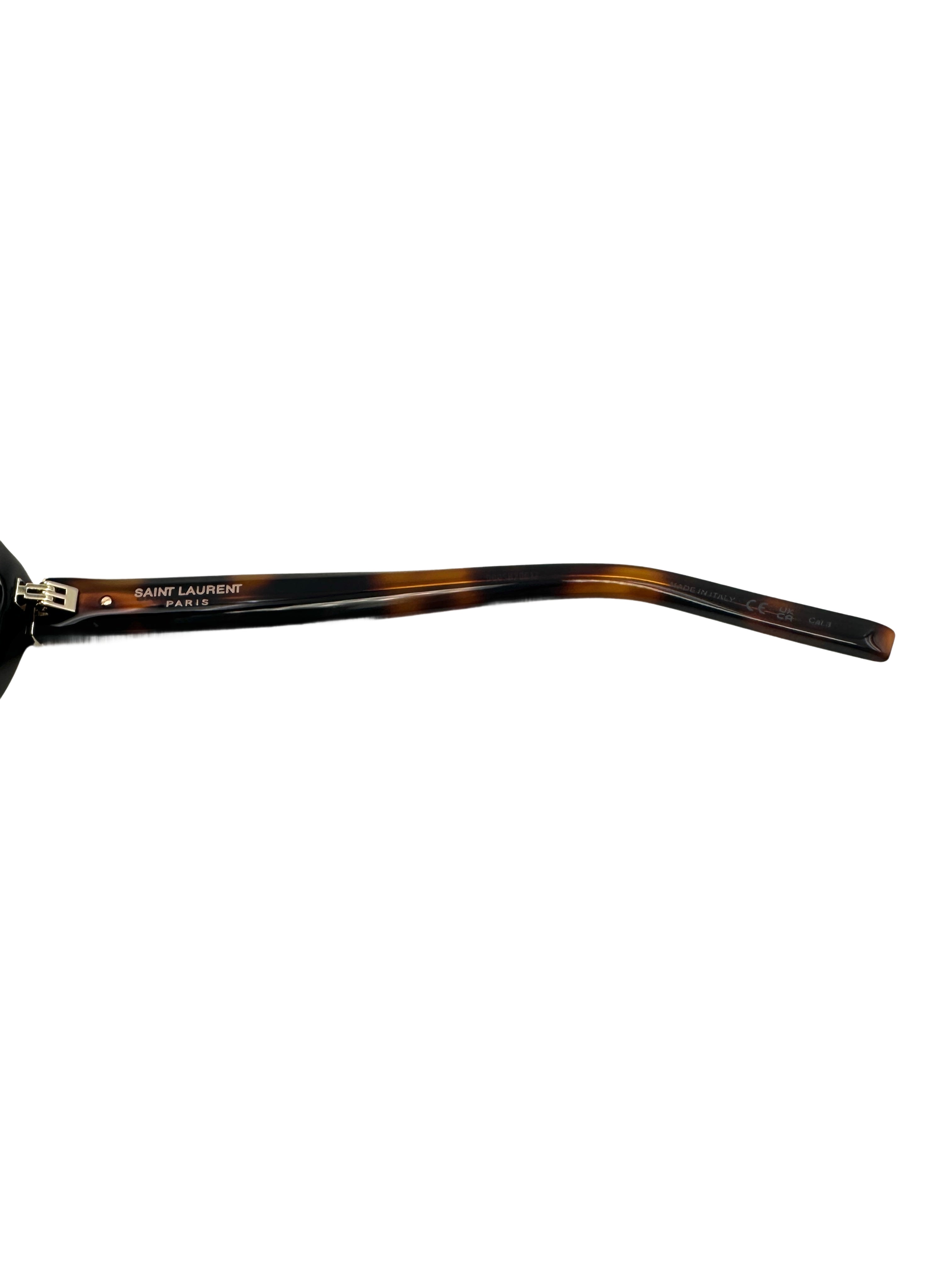 Saint Laurent SL M127-F Tortoiseshell Sunglasses SLG05