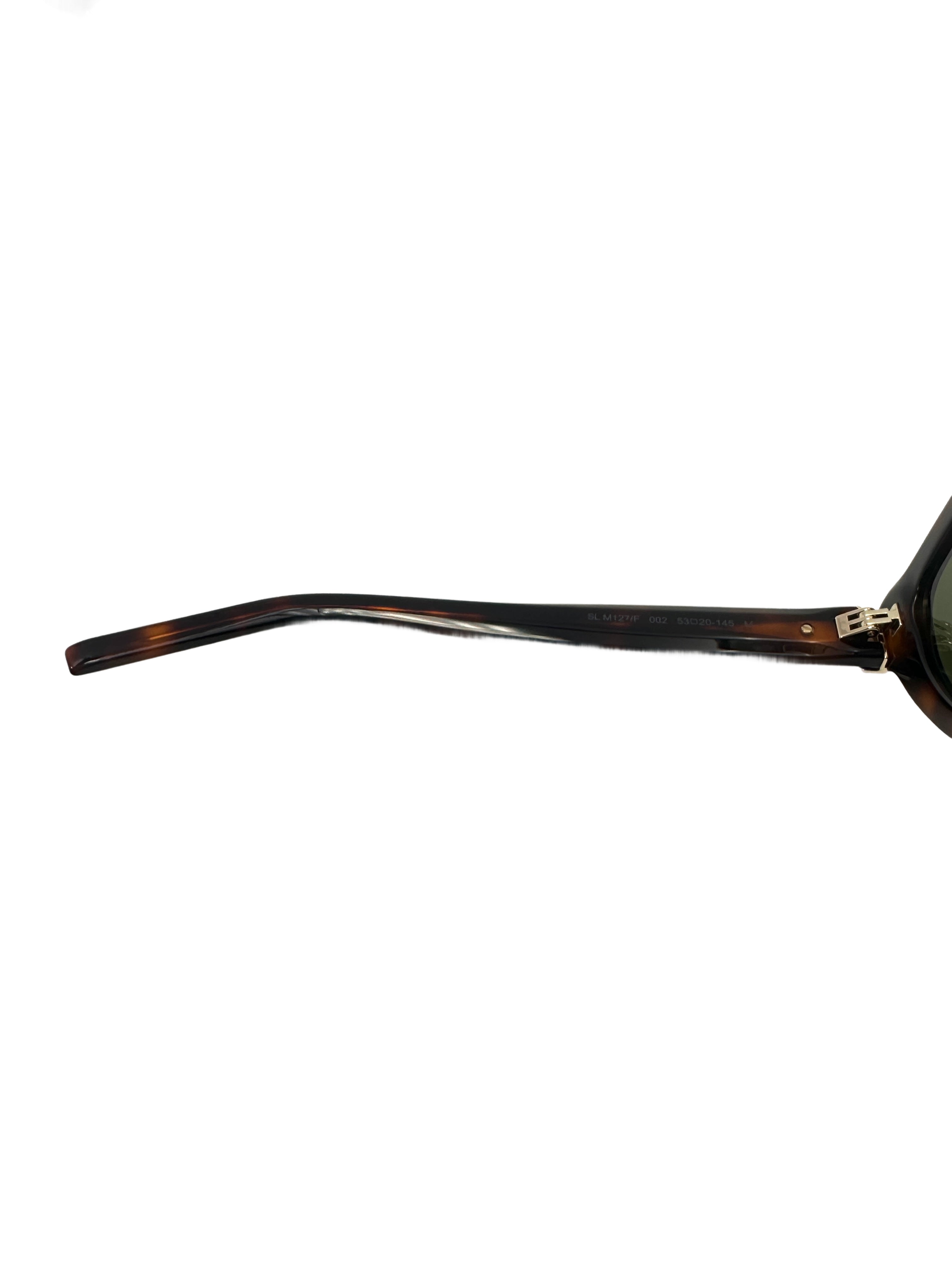 Saint Laurent SL M127-F Tortoiseshell Sunglasses SLG05