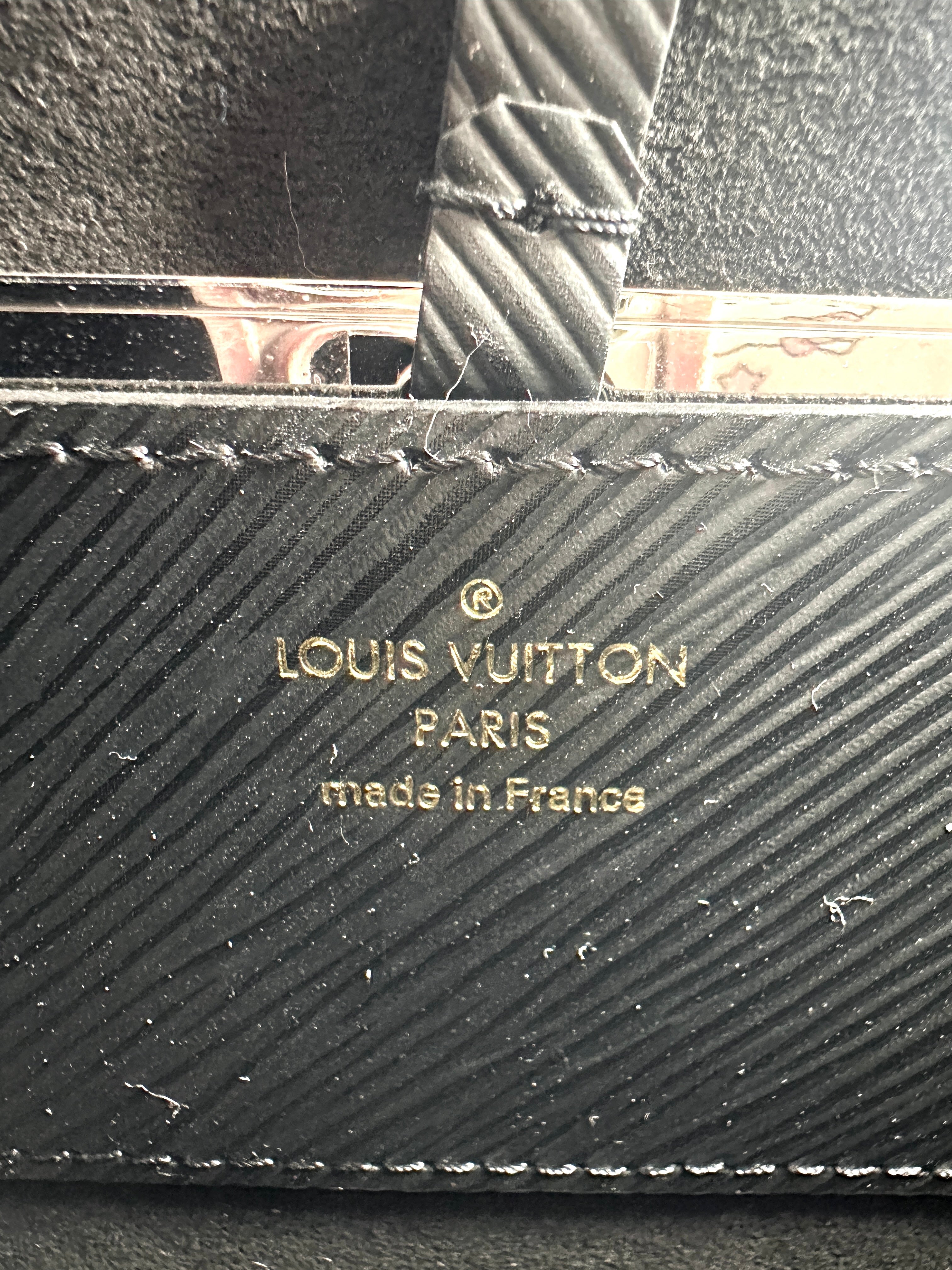 Louis Vuitton Twist MM Mechanical Flowers Black Epi Leather Chain Bag LV1794