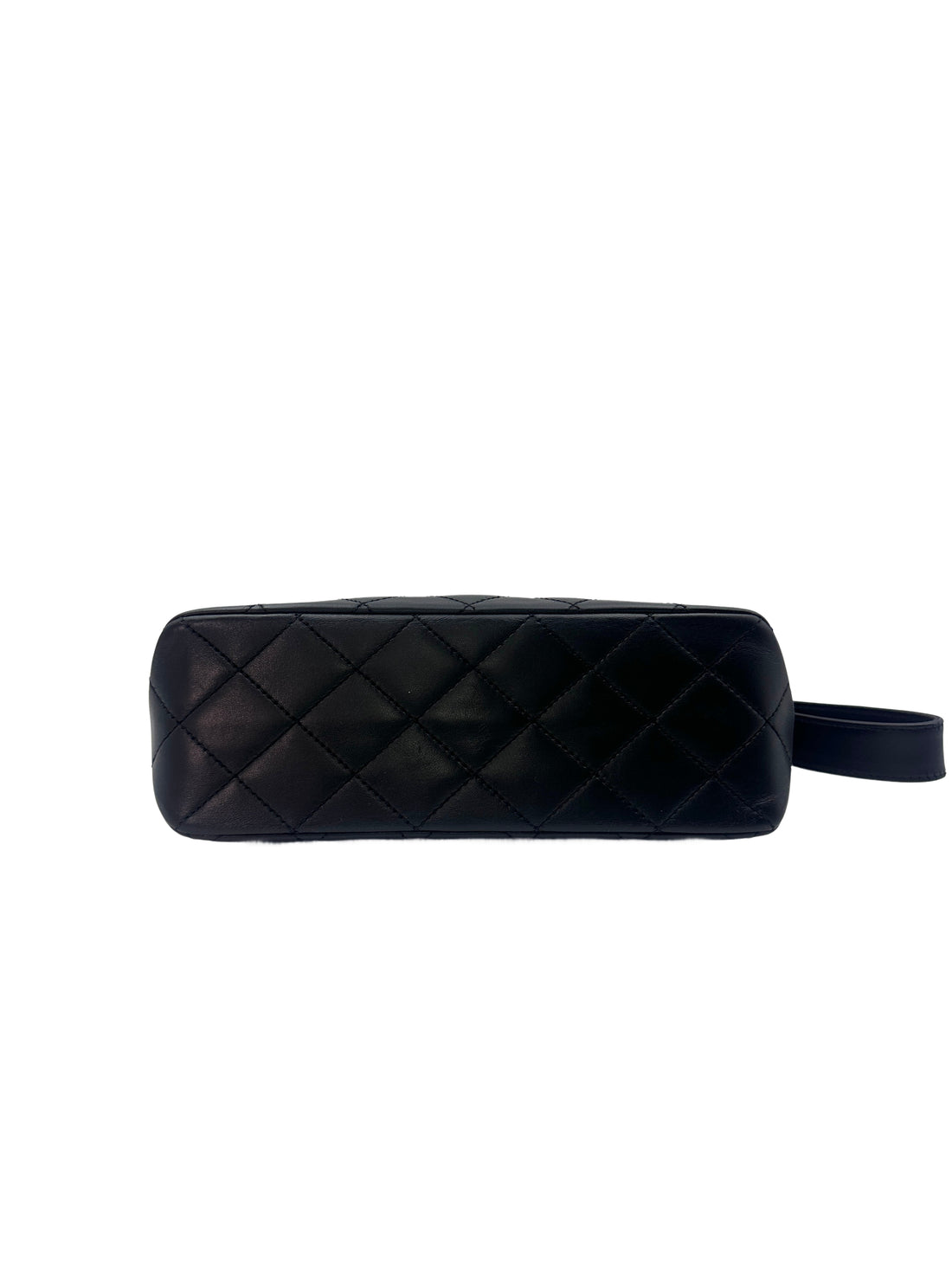 Chanel Vintage Black Quilted Lambskin Leather Crossbody Flap Bag(59***16) CC1265