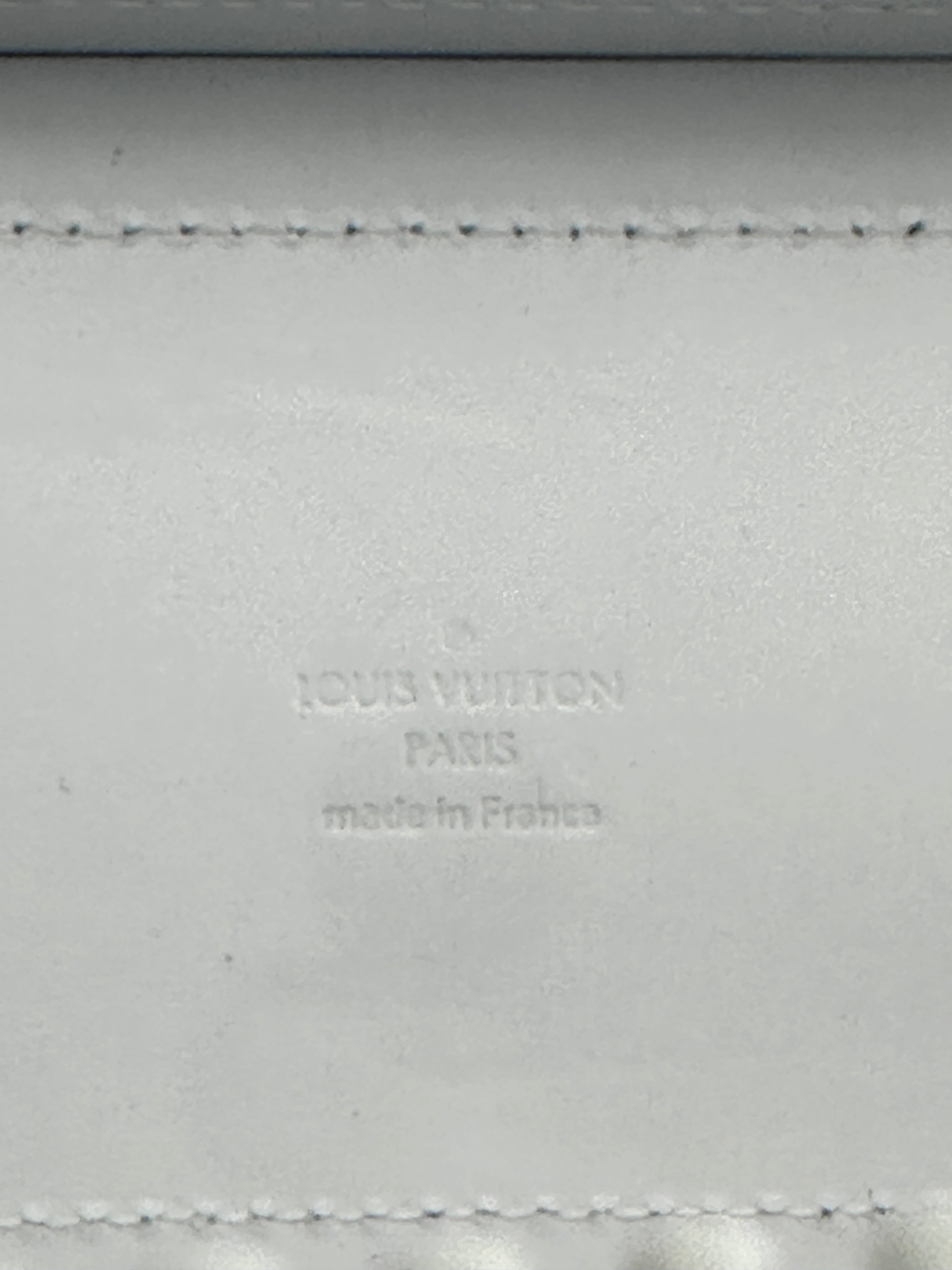 Louis Vuitton White Solf Trunk Epi Plage Crossbody Bag LV1791