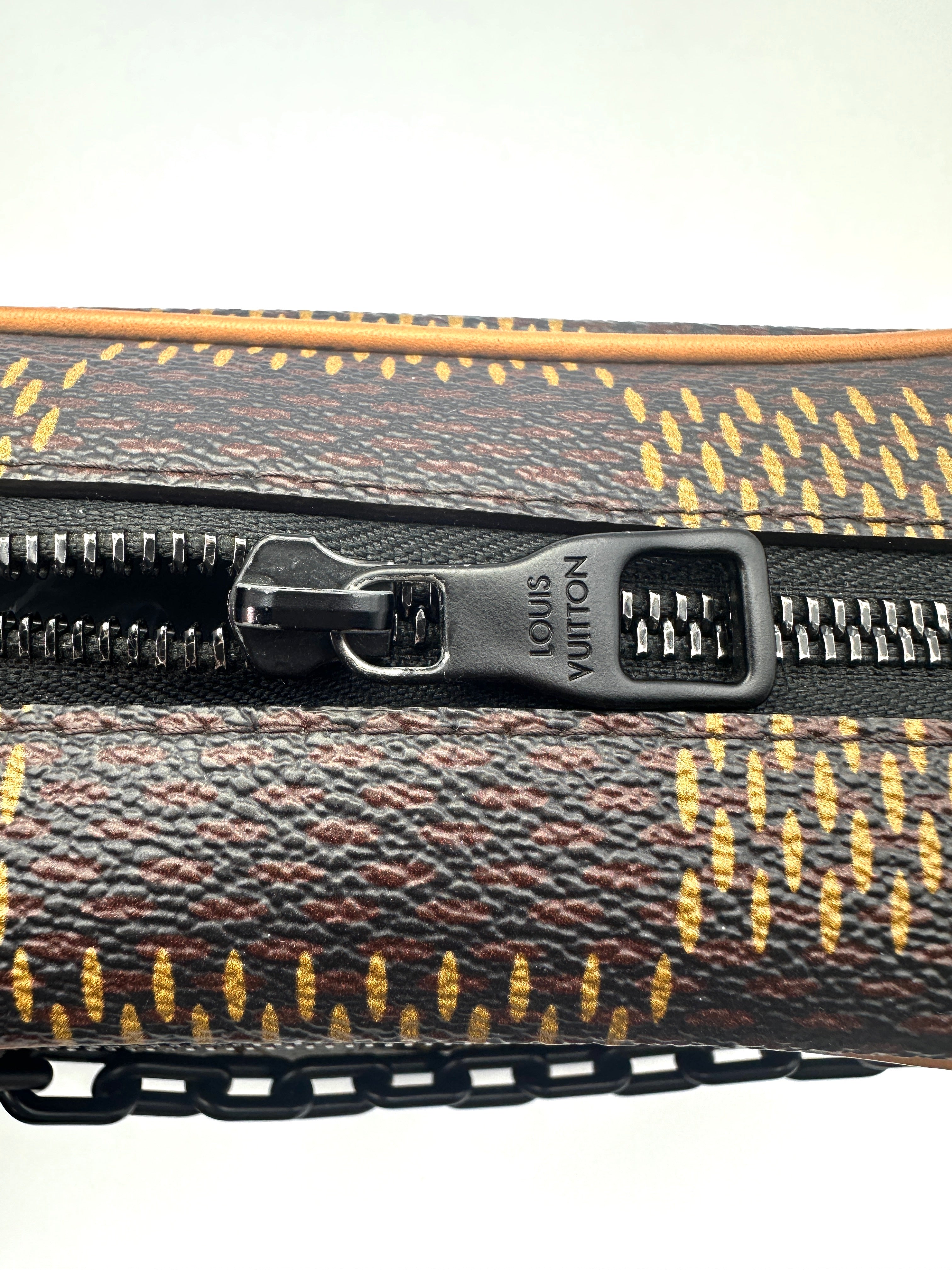 Louis Vuitton x Nigo Mini Solf Trunk Brown Damier Ebene Leather Shoulder Bag LV1795