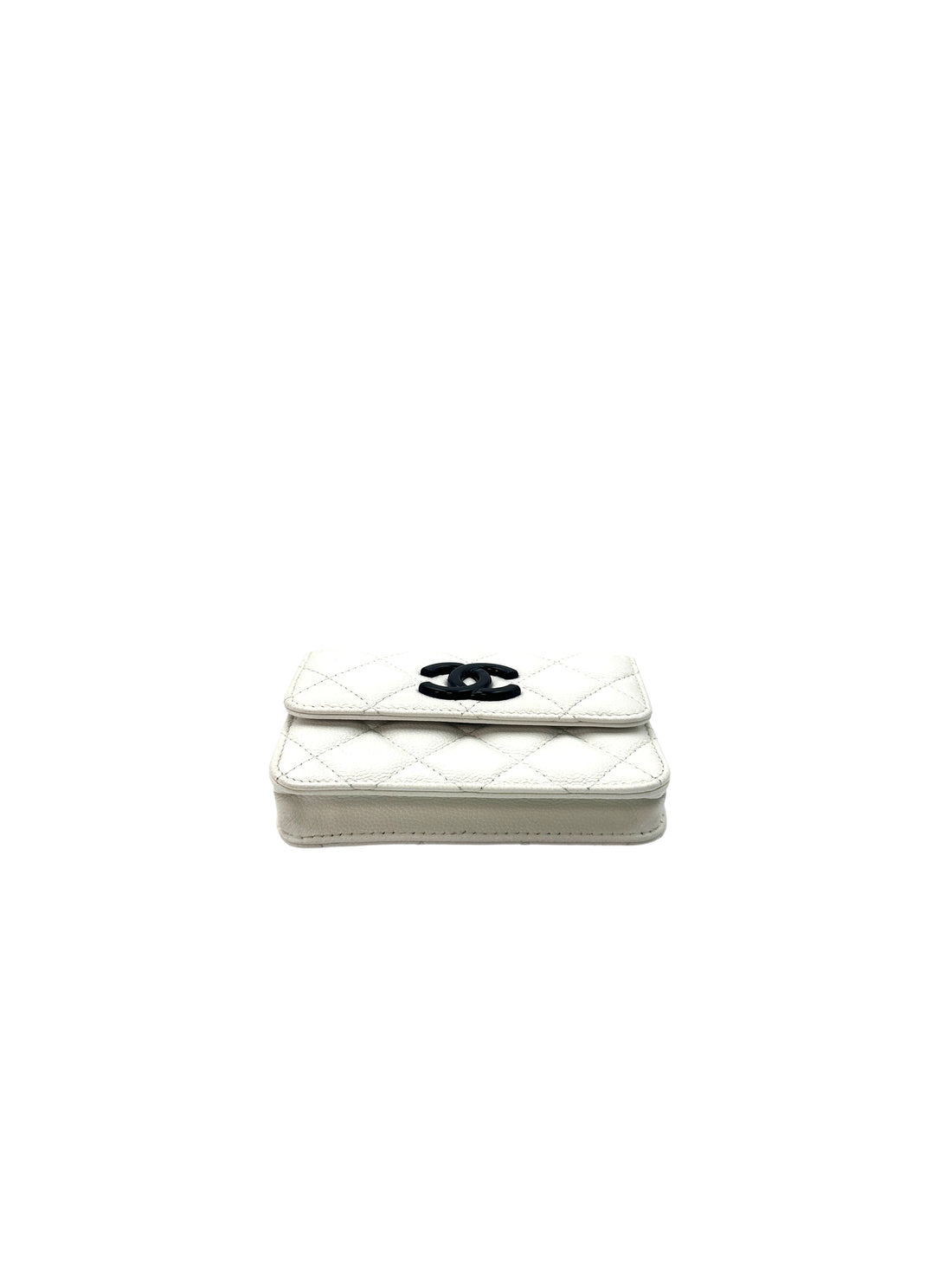 Chanel My Everything White Caviar Calfskin Leather Chain Shoulder Bag(30***95) CC1266