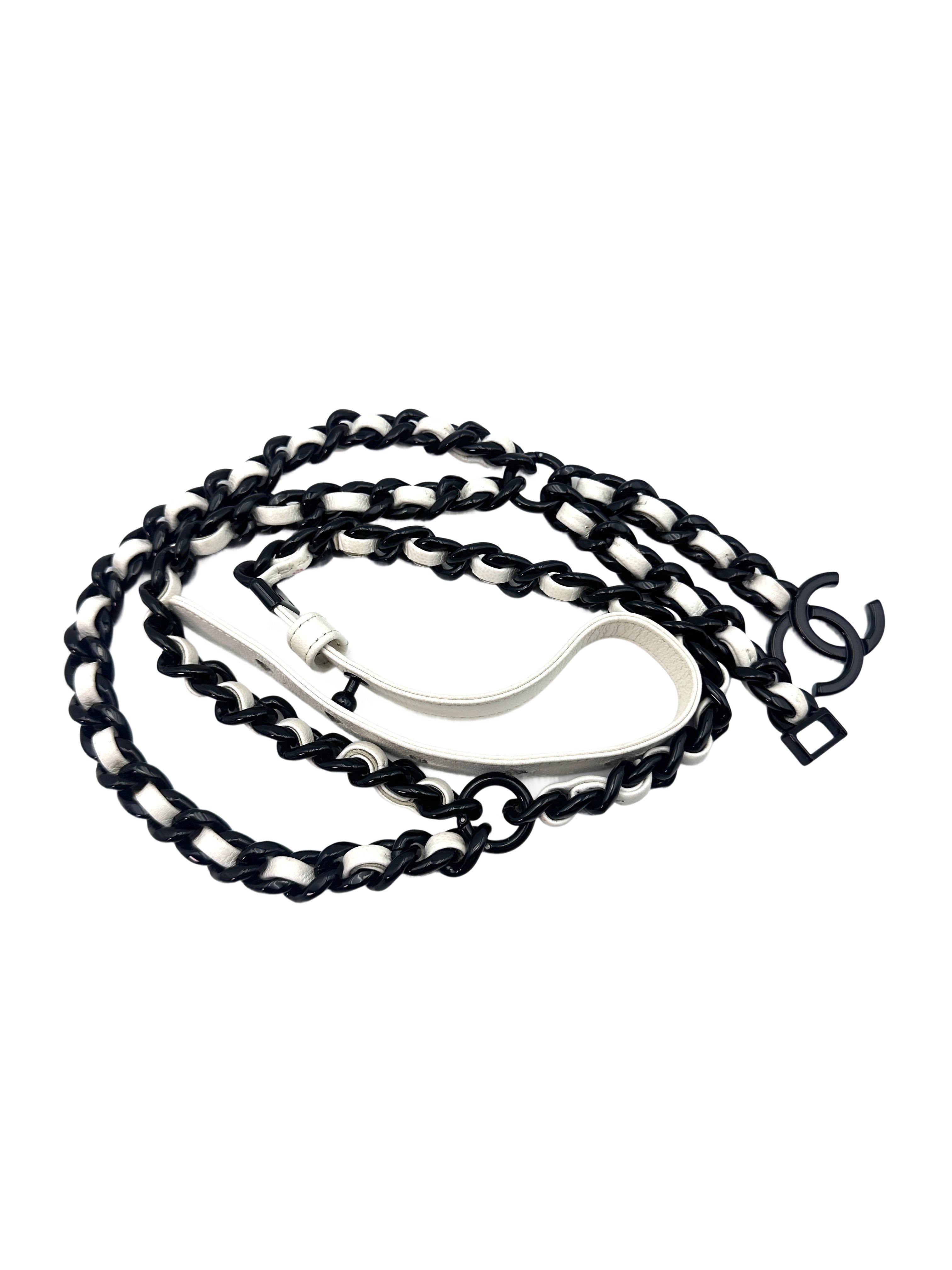 Chanel My Everything White Caviar Calfskin Leather Chain Shoulder Bag(30***95) CC1266
