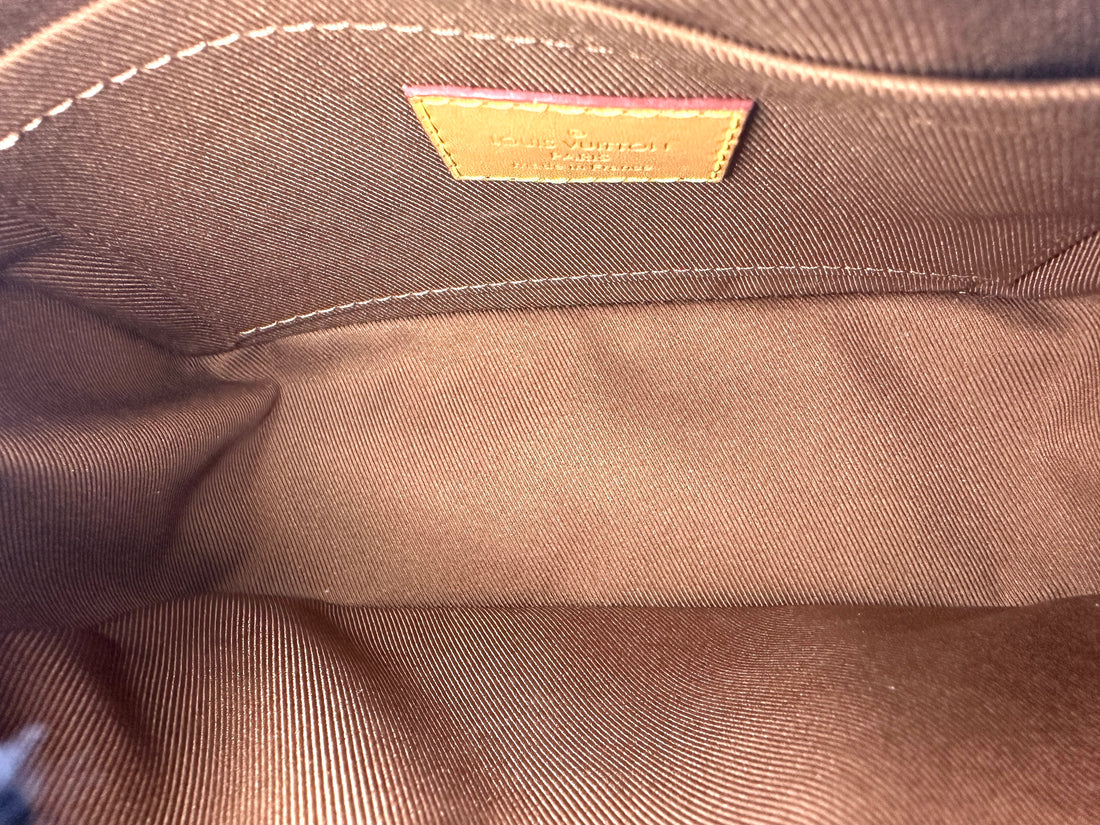 Louis Vuitton Mini Solf Trunk Brown Monogram Leather Crossbody Bag With Gold Hardware LV1797