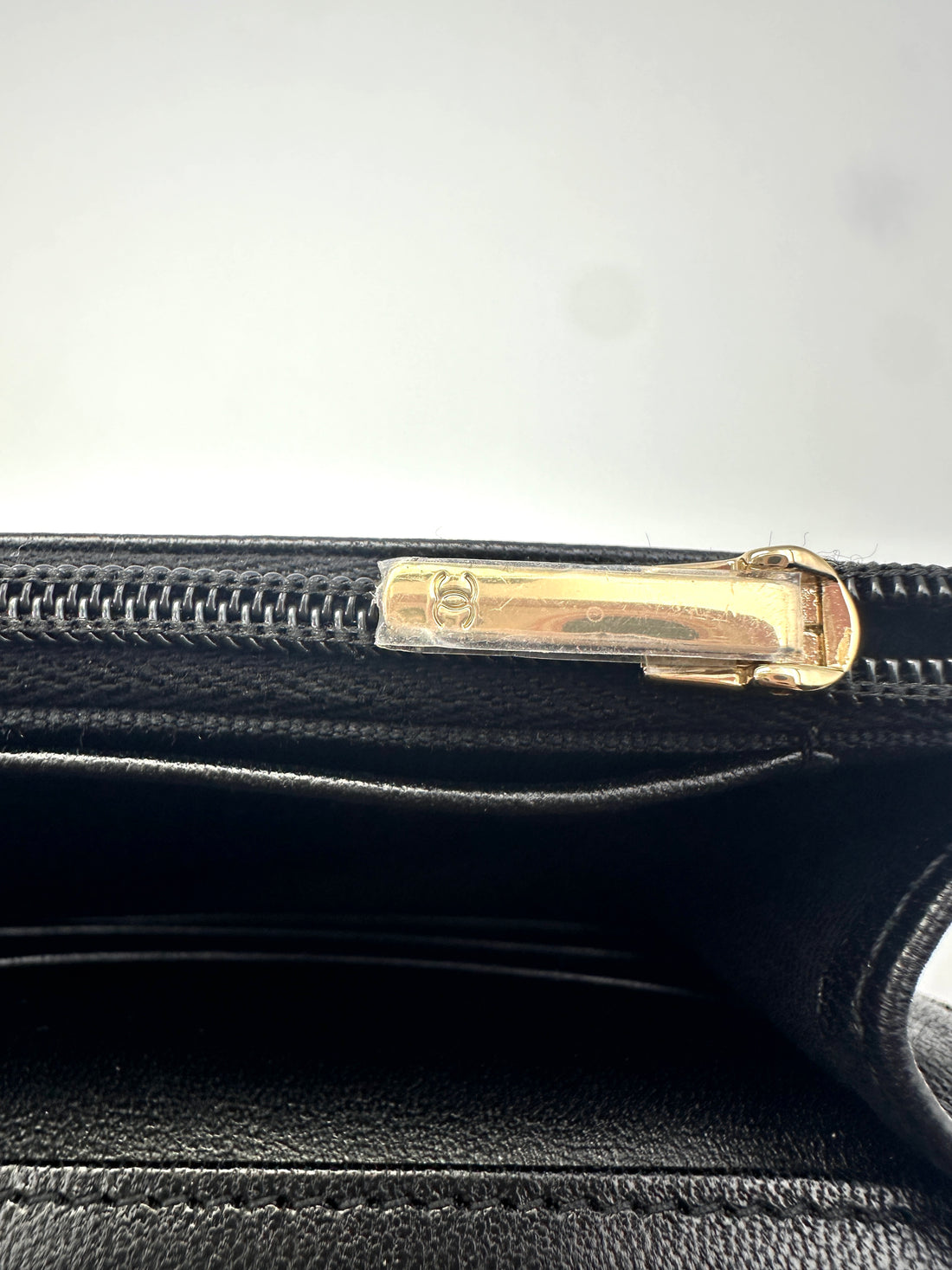Chanel Black Quilted Leather Wallet On Chain With Gold Buckle(N6***CJ) CC1276