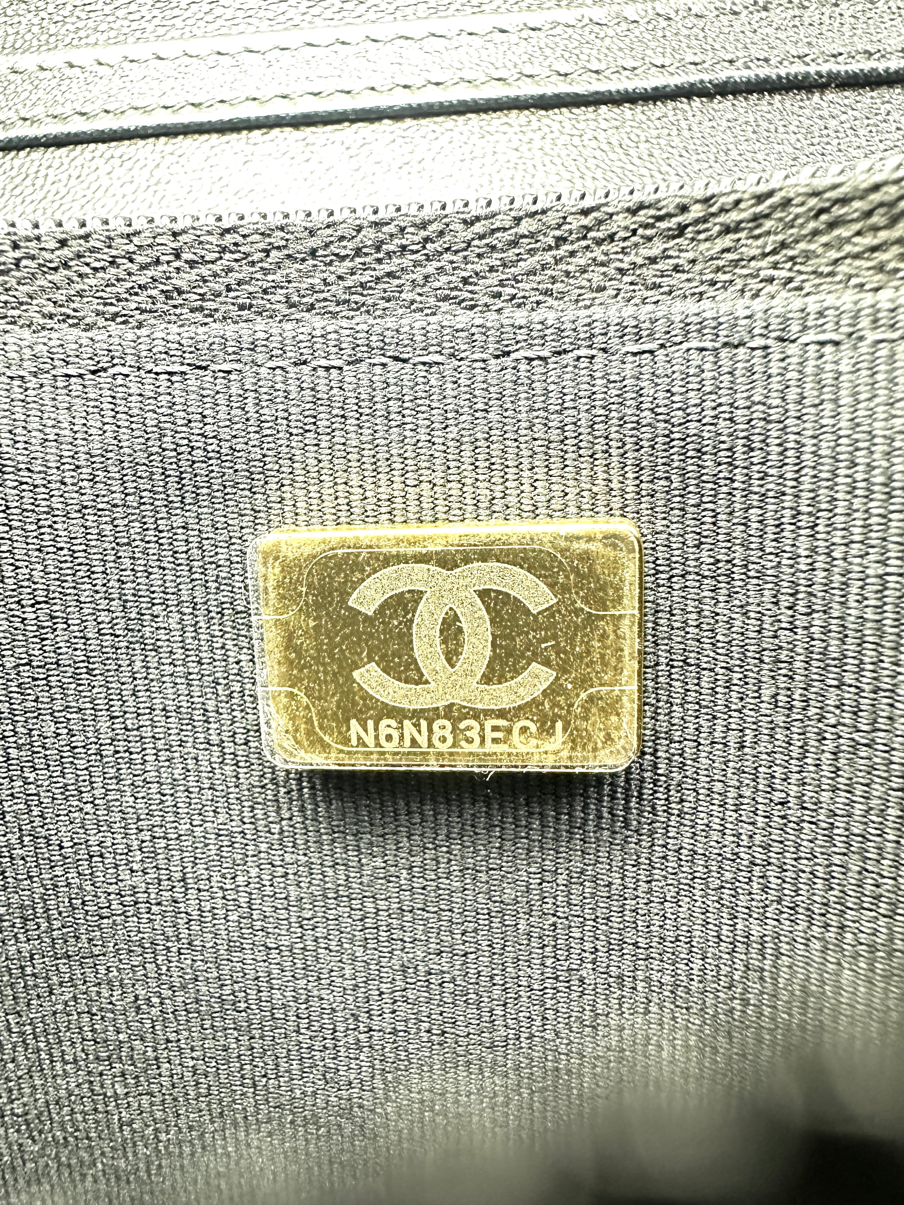 Chanel Black Quilted Leather Wallet On Chain With Gold Buckle(N6***CJ) CC1276
