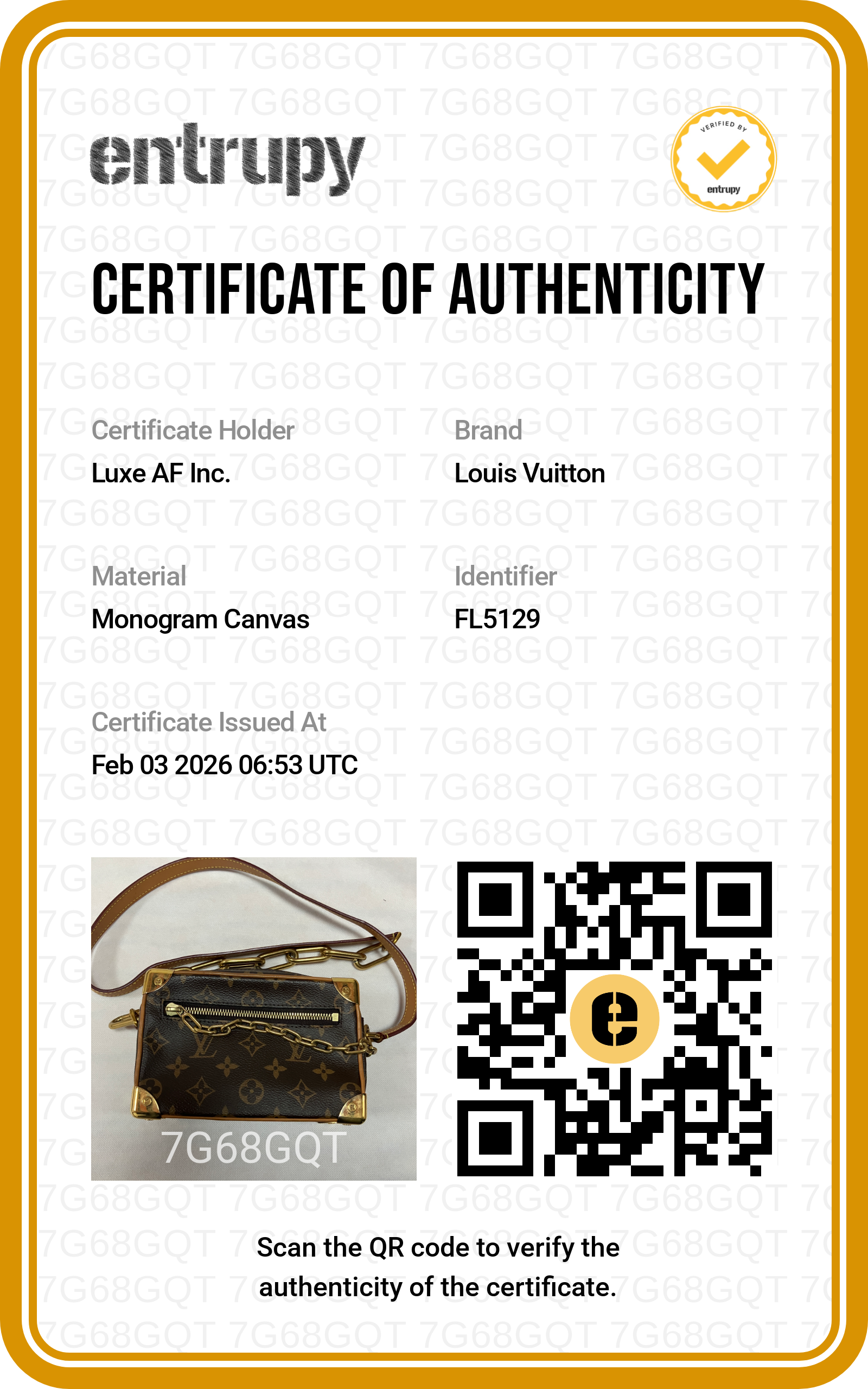 Louis Vuitton Mini Solf Trunk Brown Monogram Leather Crossbody Bag With Gold Hardware LV1797