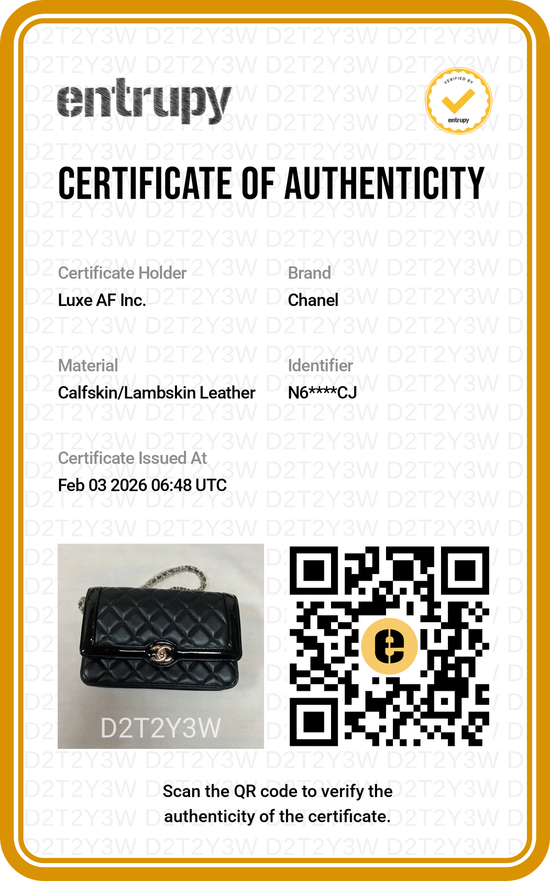 Chanel Black Quilted Leather Wallet On Chain With Gold Buckle(N6***CJ) CC1276