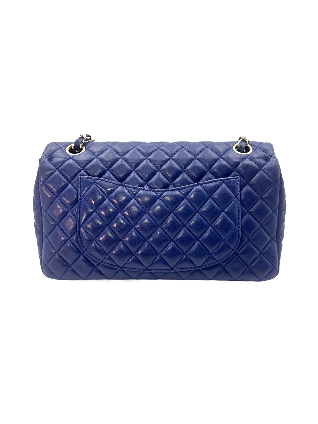 Chanel Limited Edition Valentine's Day Charms Blue Quilted Leather Classic Flap Bag With Gold Hardware(13***41) CC1280
